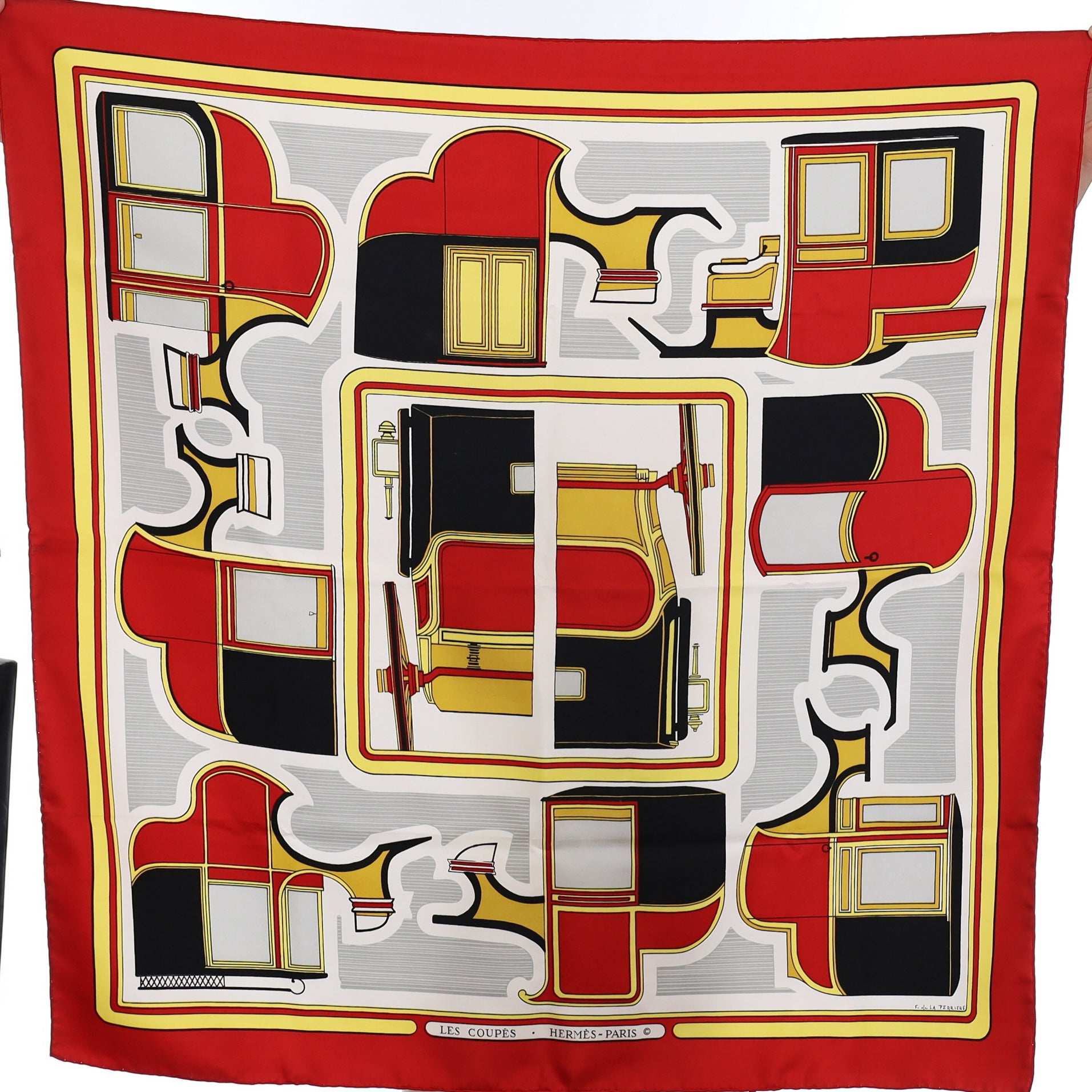 Hermès Les Coupés Silk Scarf