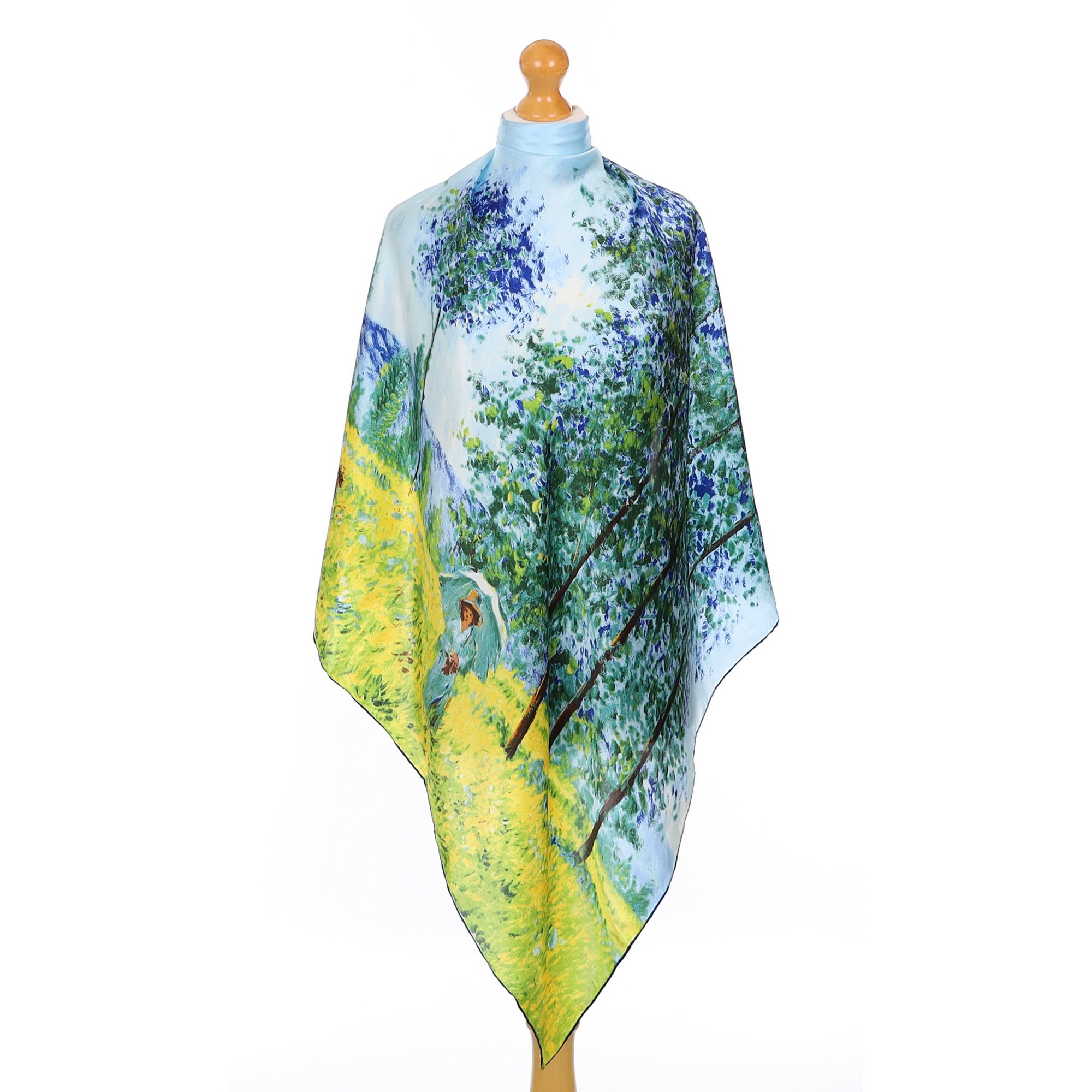 Meadow Design Silk Scarf