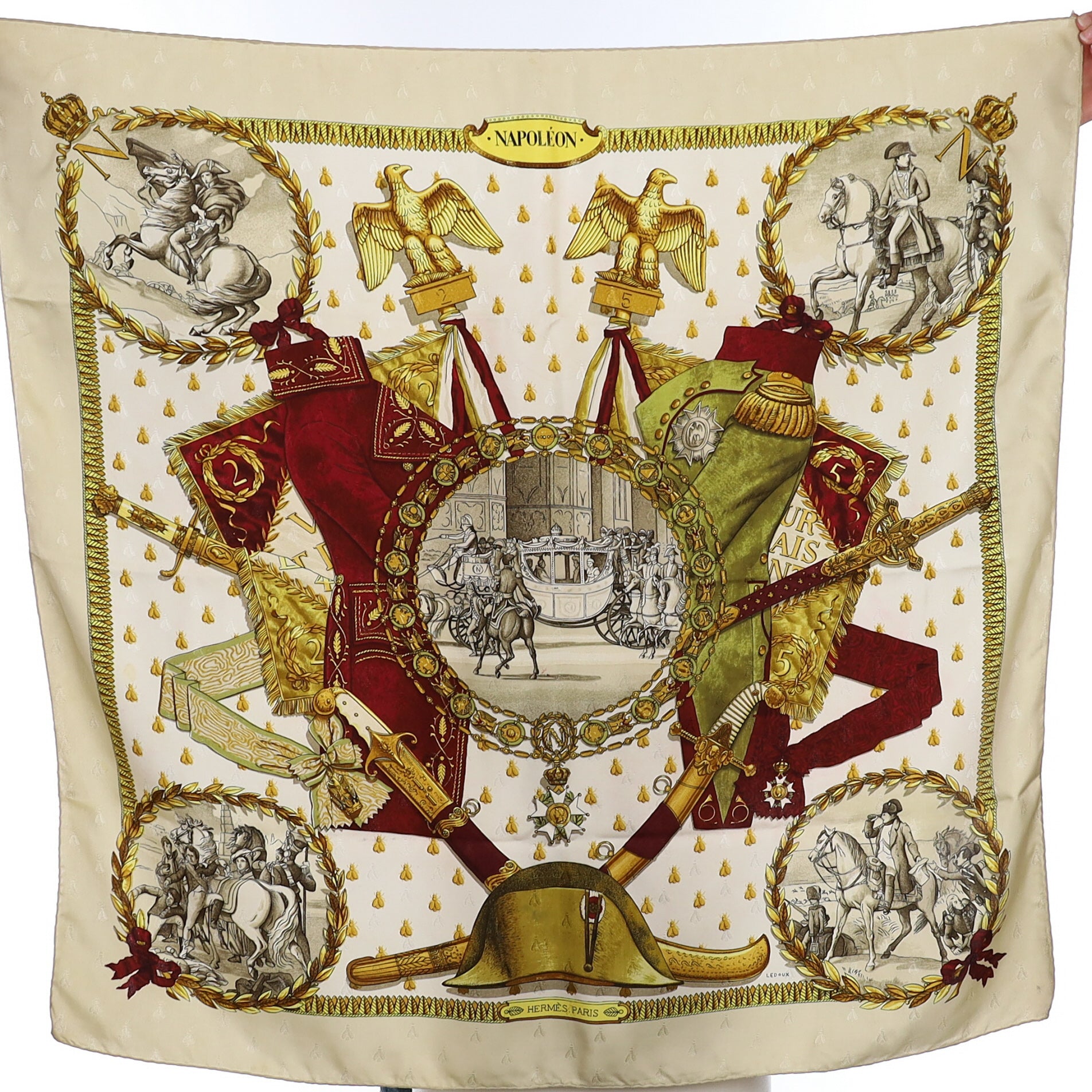 Hermès Napoléon Silk Scarf
