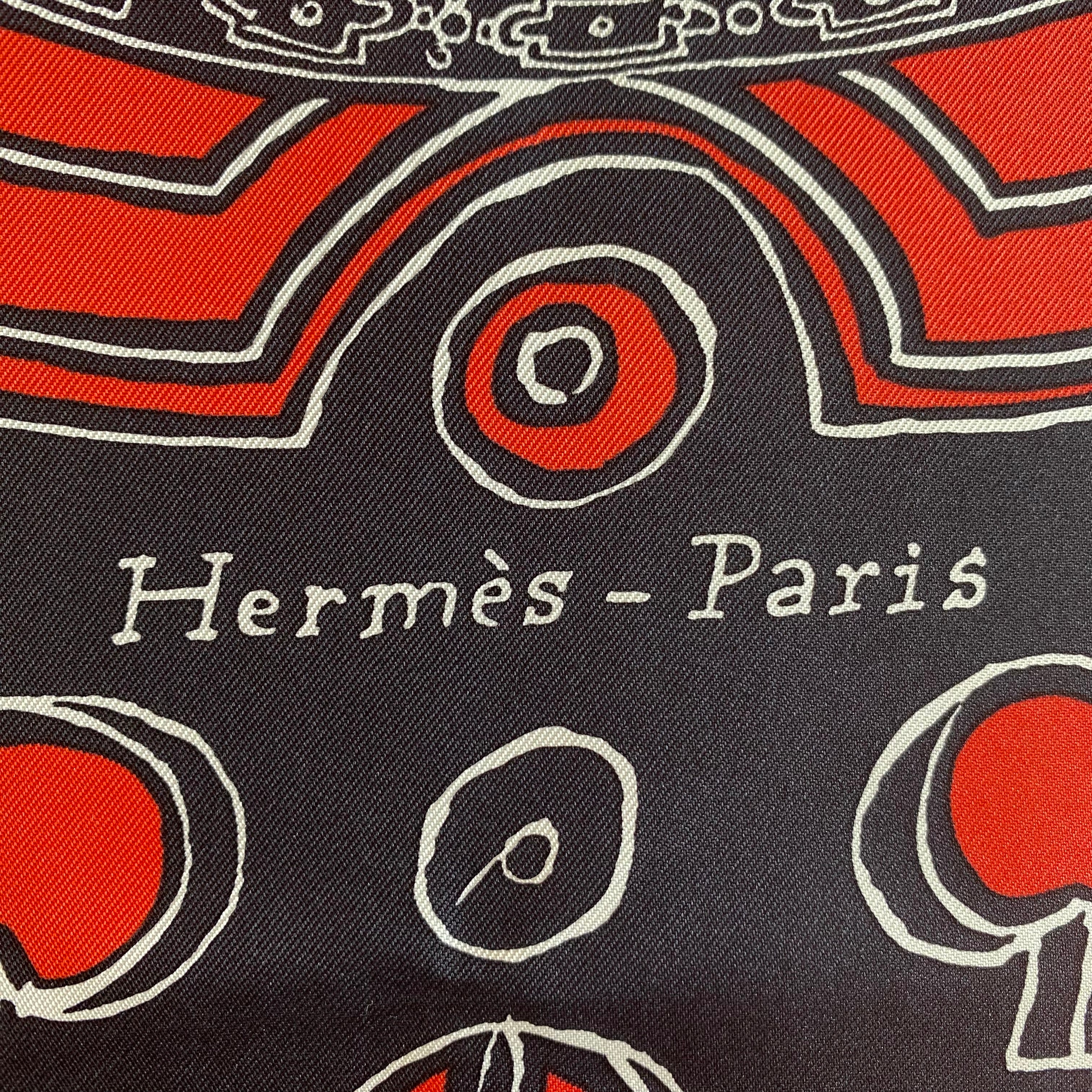 Boxed Hermès Serio Ludere Silk Scarf Rare