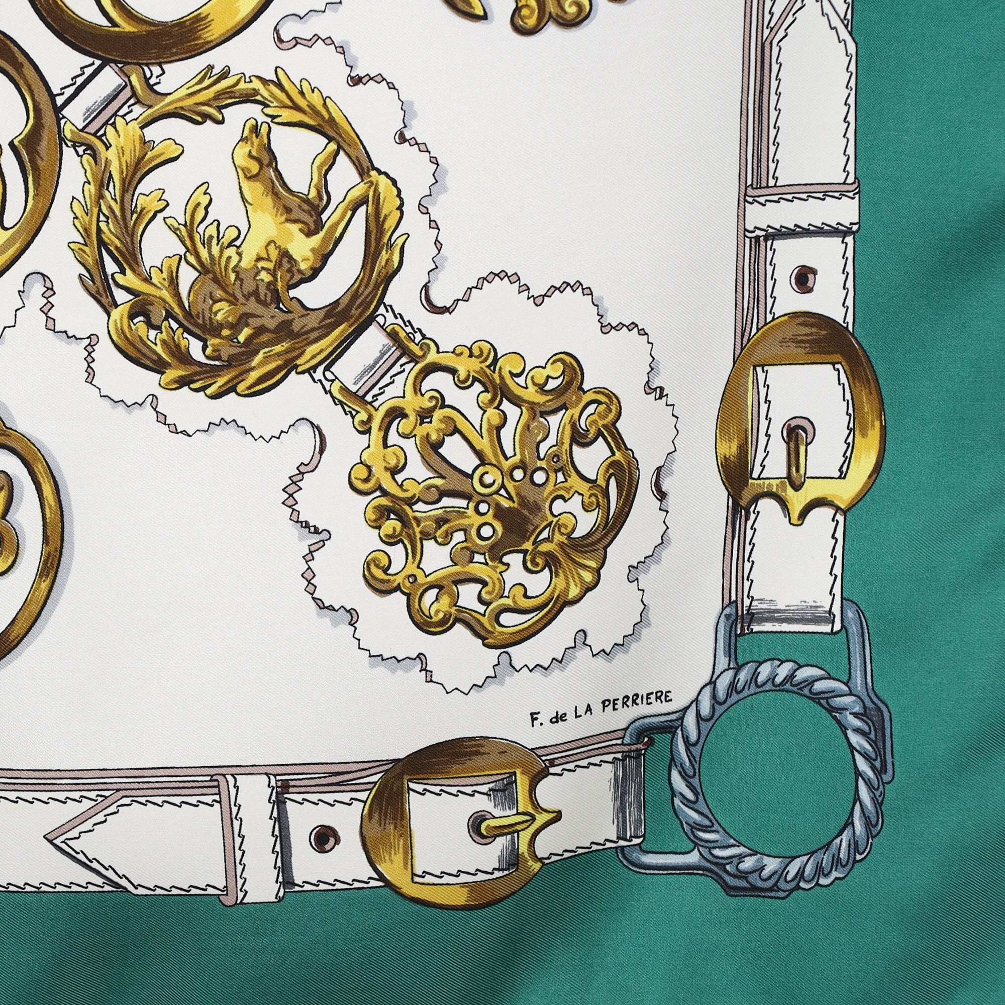 Hermès Cuiveeries Silk Scarf