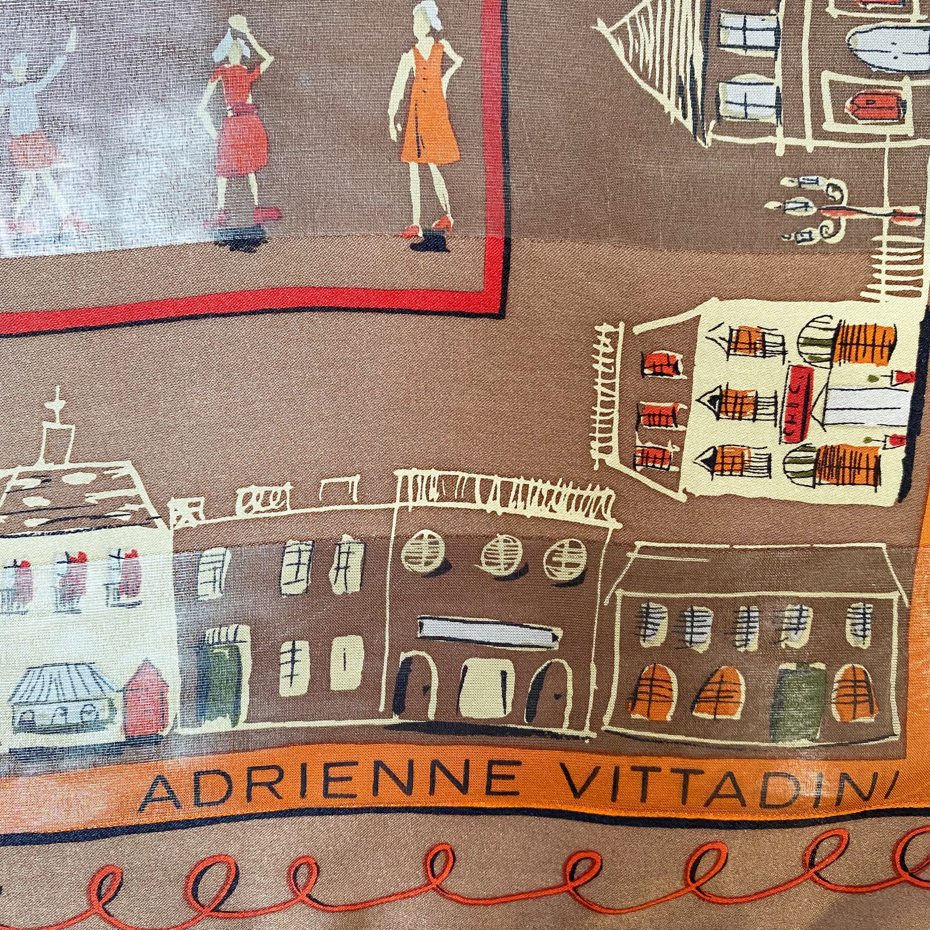Modern Adrienne Vittadini Silk Scarf
