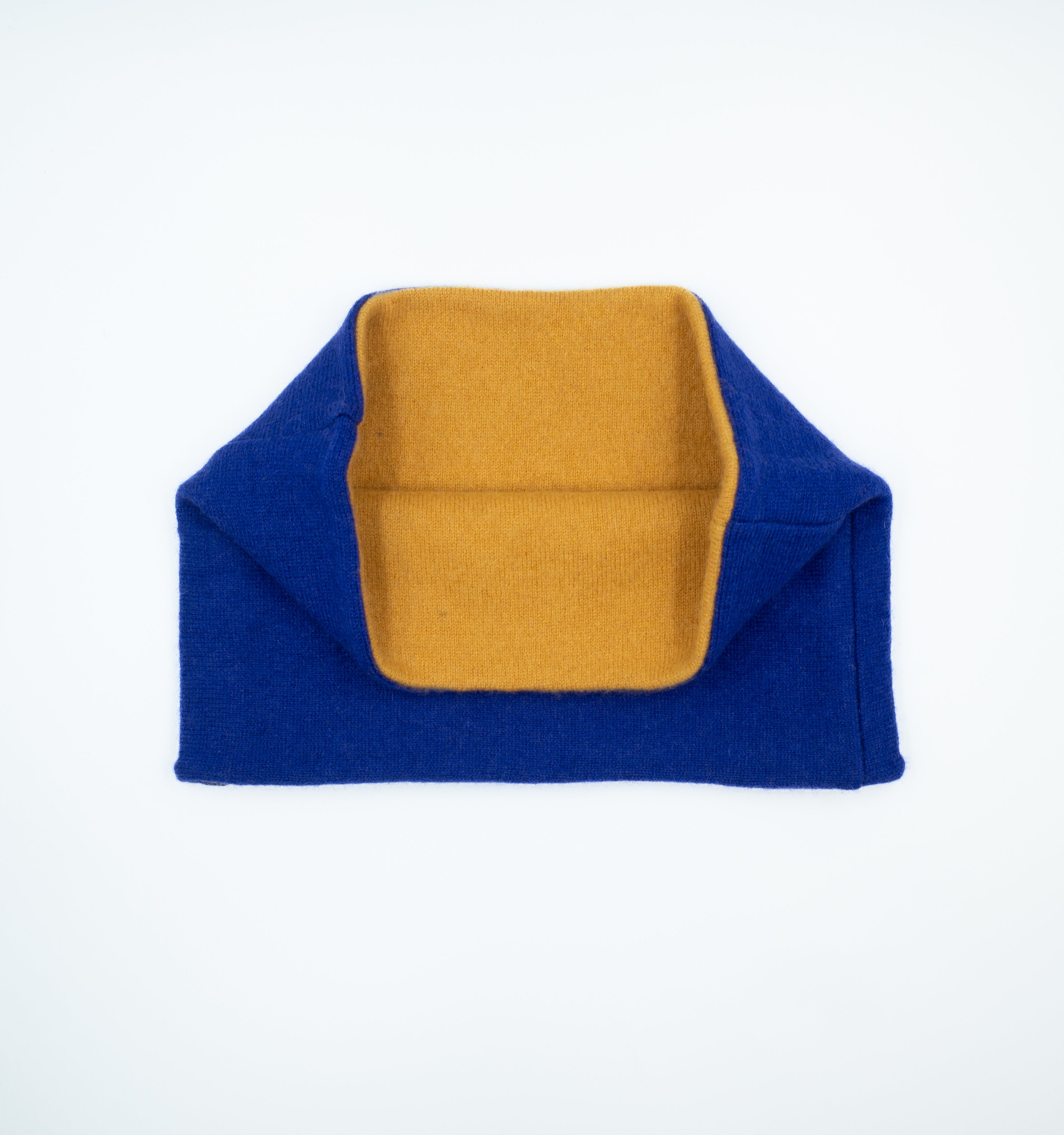 Admiral Blue and Yellow Neck Warmer