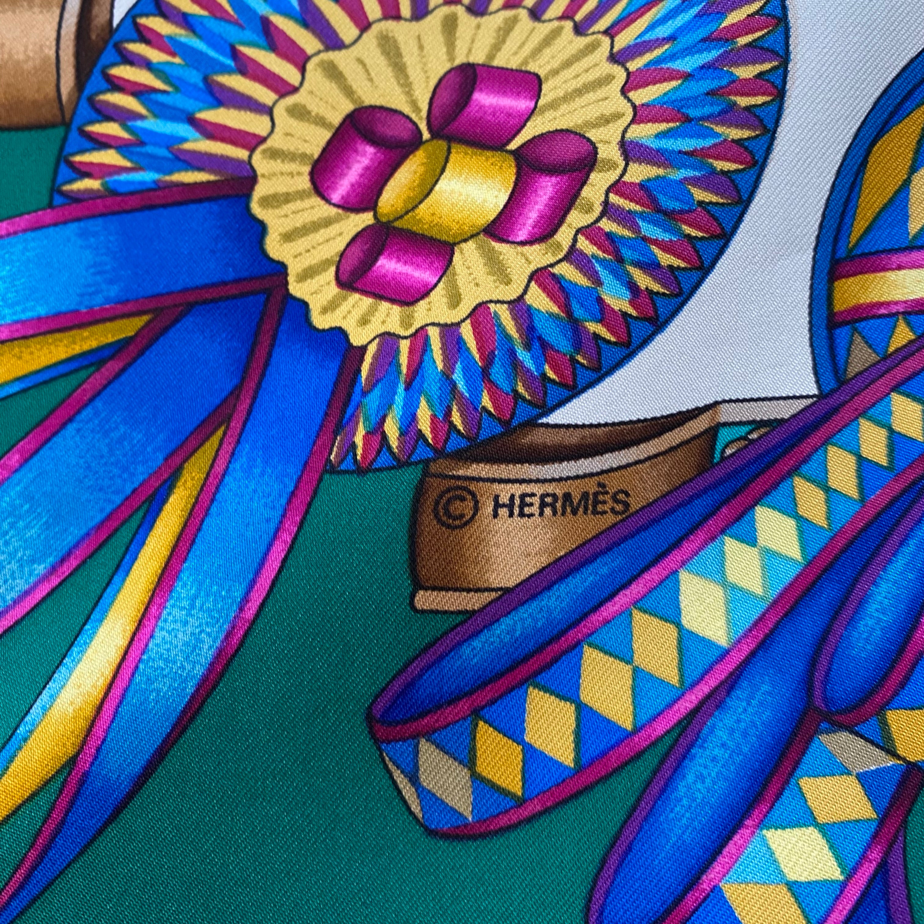 Hermès Les Rubans du Cheval Silk Scarf