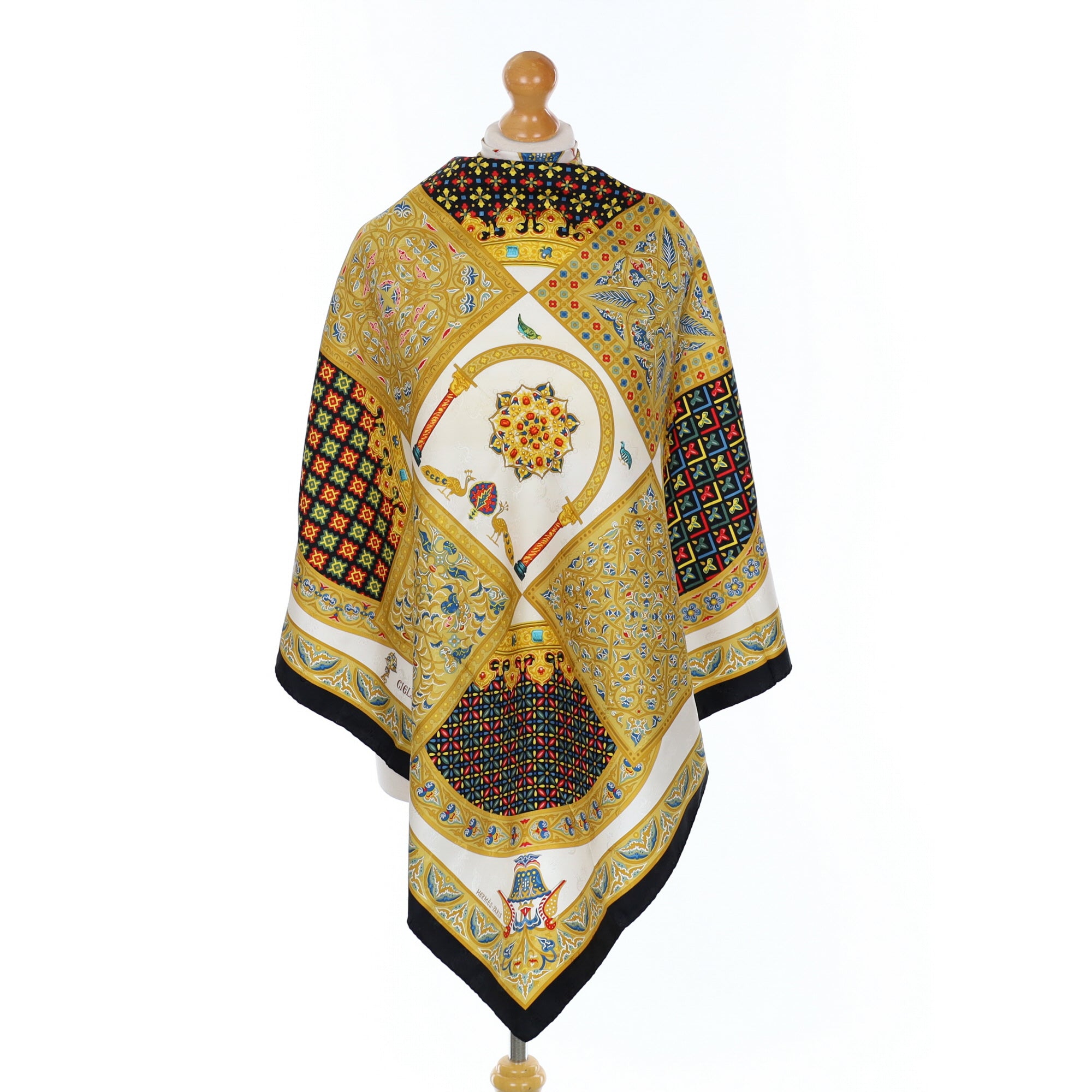 Pristine Boxed Hermès Ciels Byzantins Silk Scarf