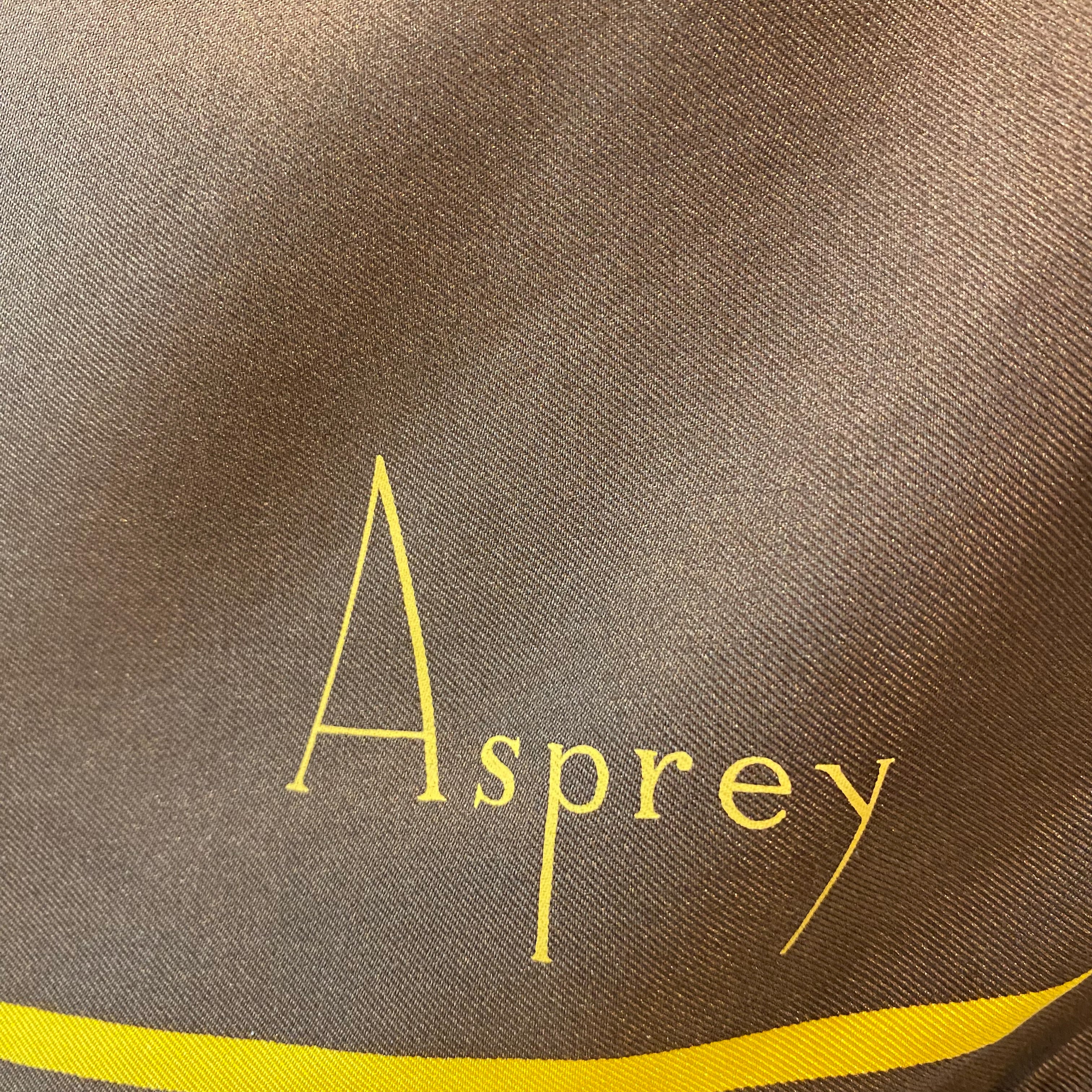 Brand New Boxed Asprey Silk Scarf