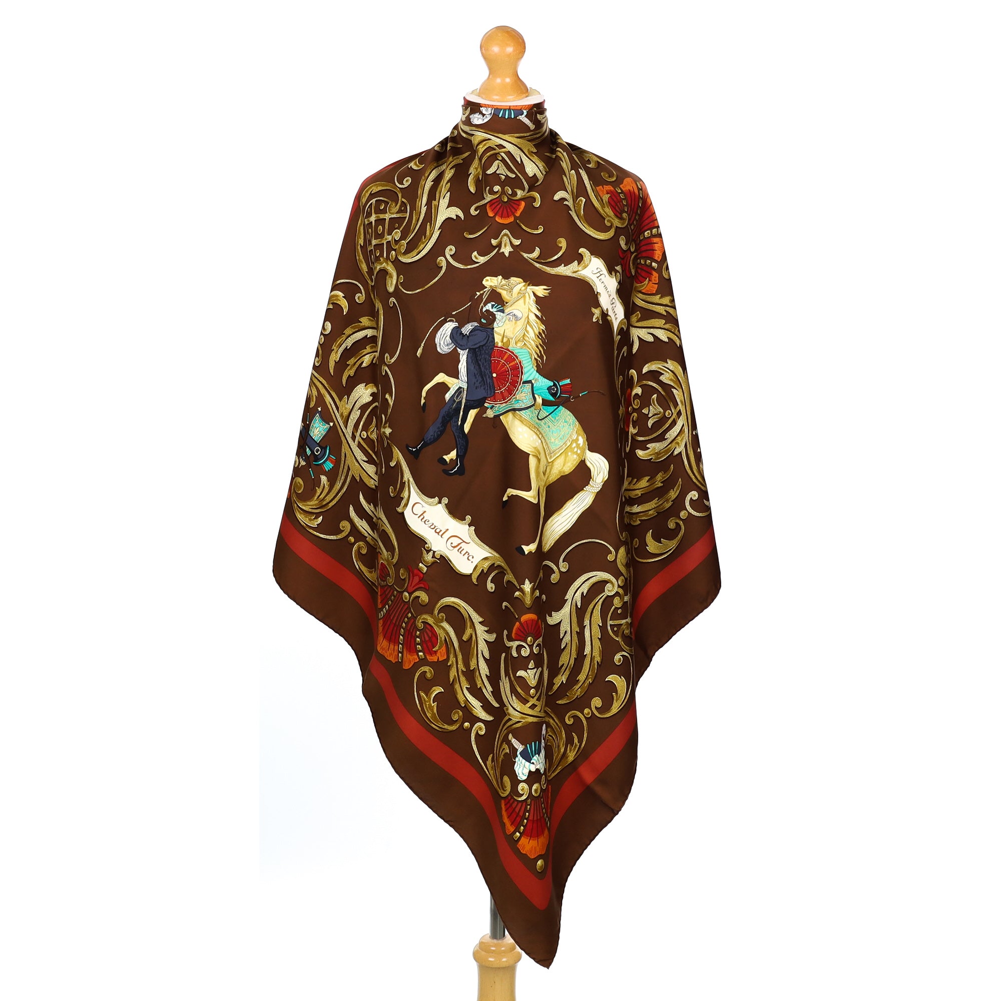 Hermès Cheval Turc Silk Scarf
