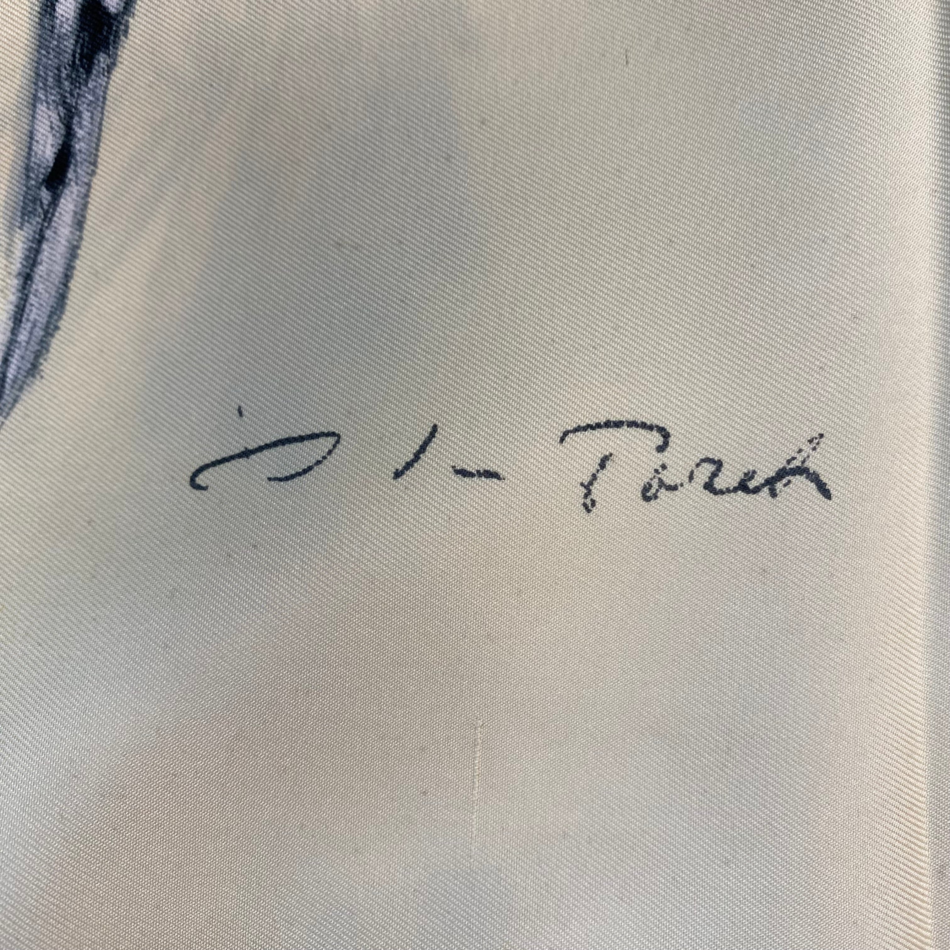 Hermès 1958 Les Huppes Silk Scarf Grail