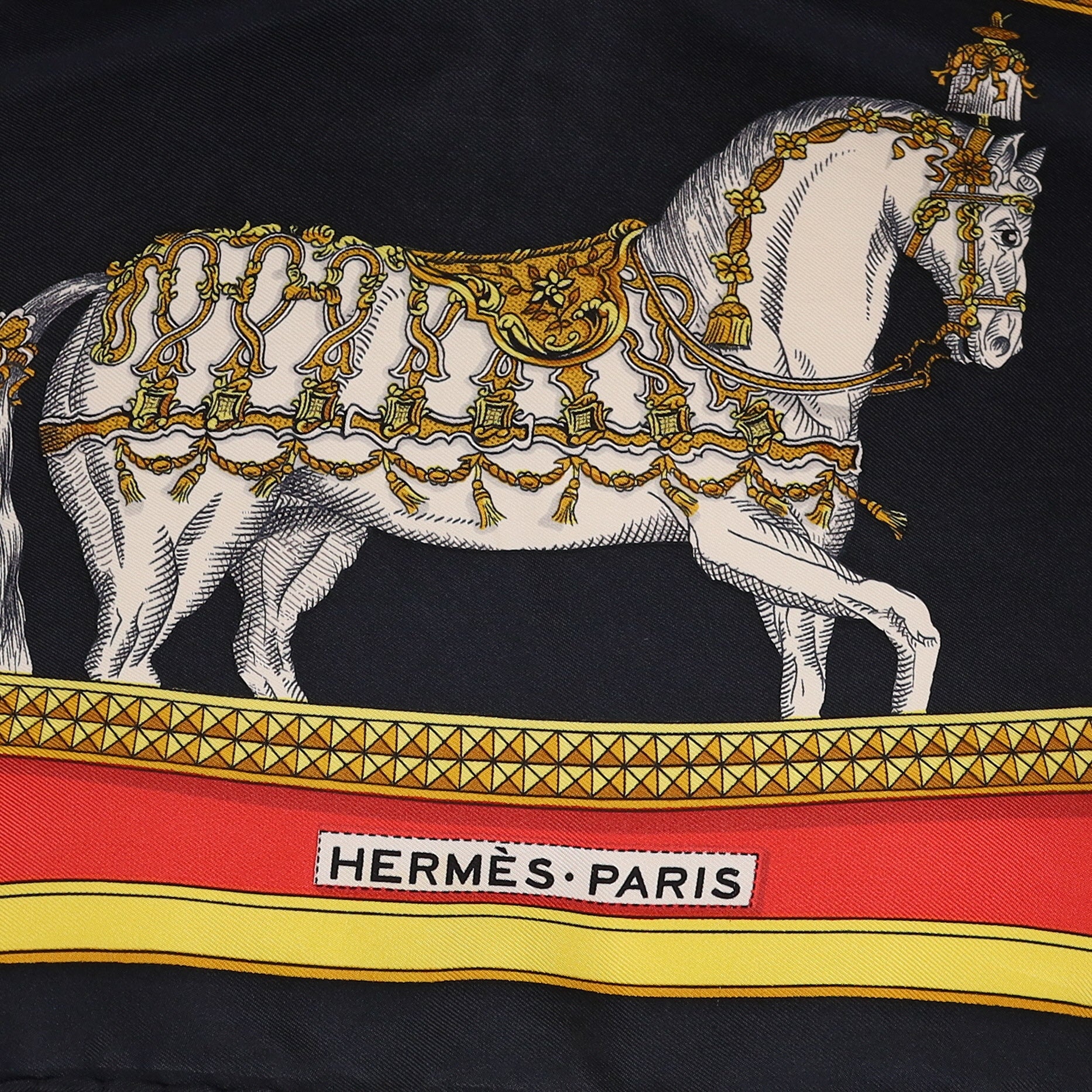 Hermès Grand Apparat Silk Scarf