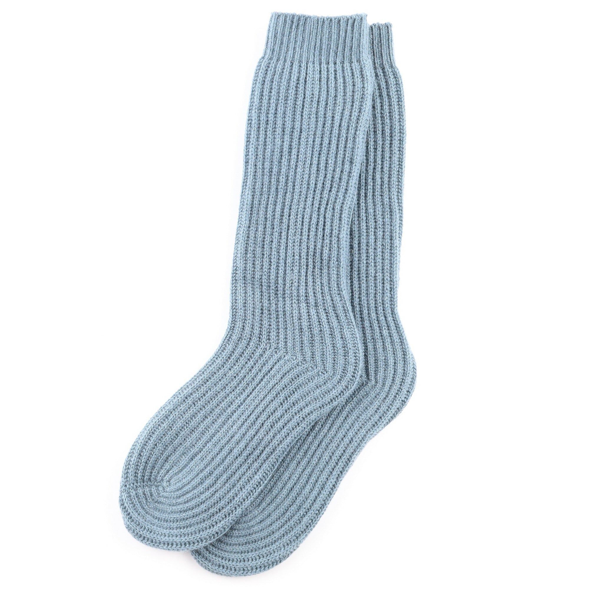 Brand New Scottish Dusky Green Luxury Cashmere Bed Socks