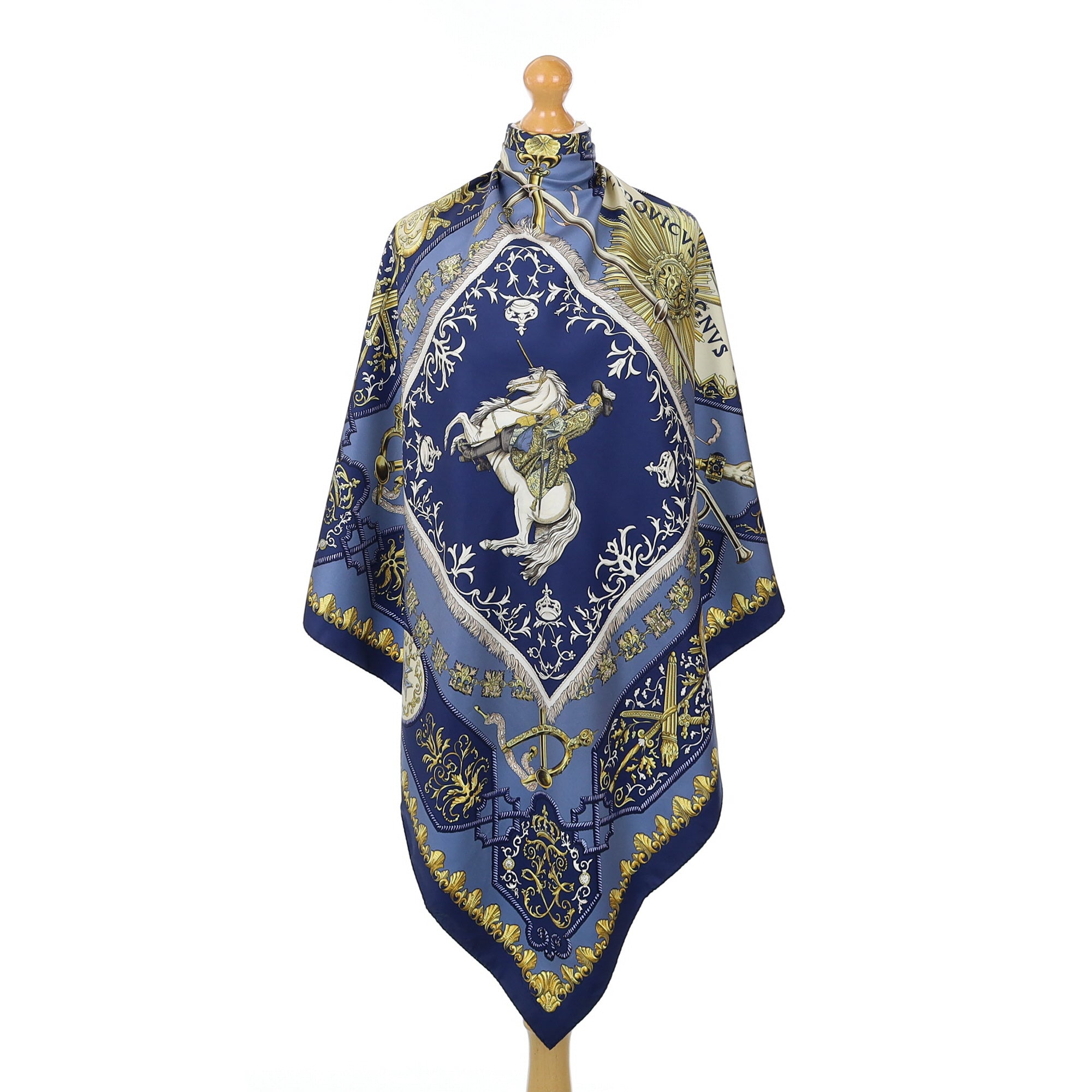 Hermès Lvdovicvs Magnvs Silk Scarf
