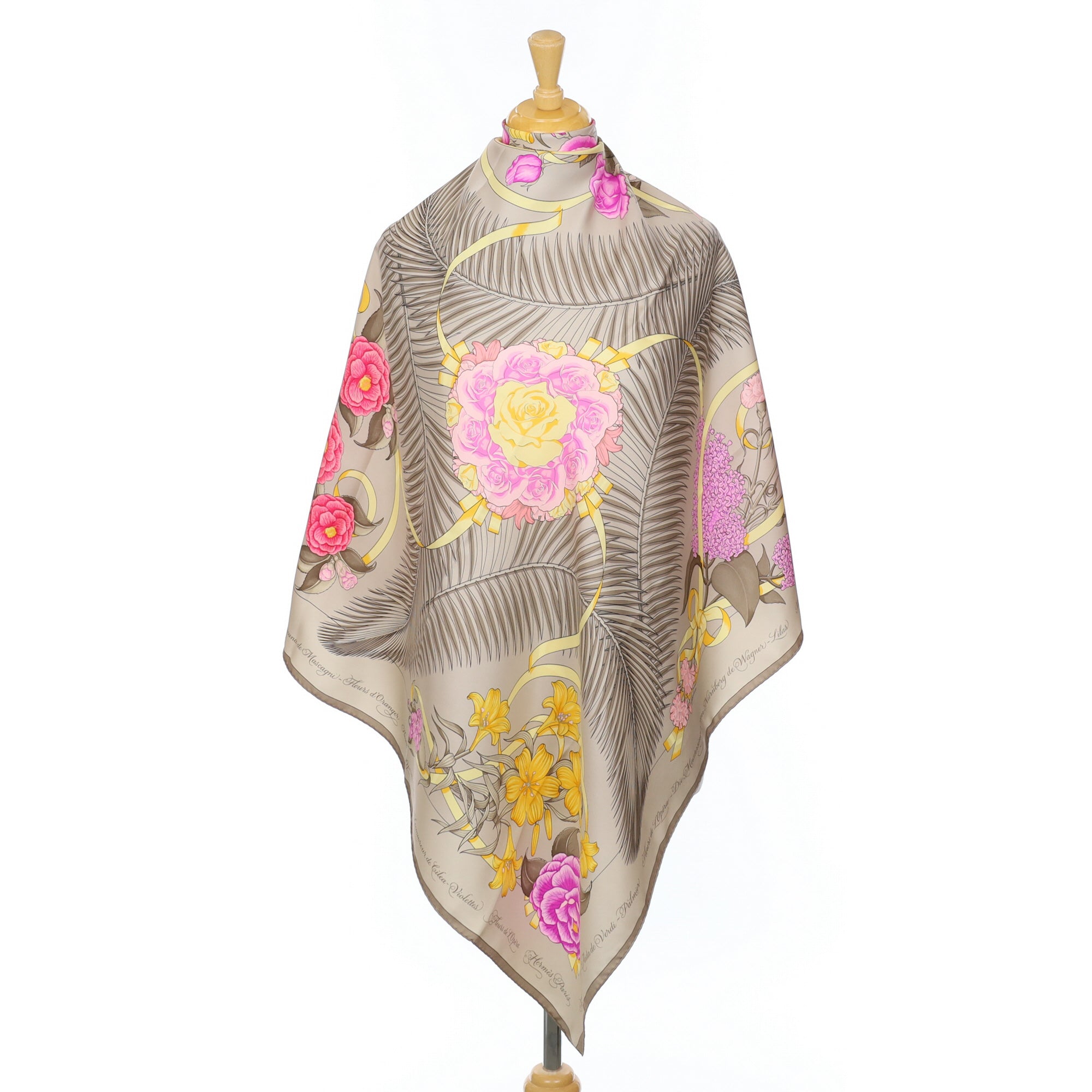 Hermès Fleurs de L’Opèra Silk Scarf