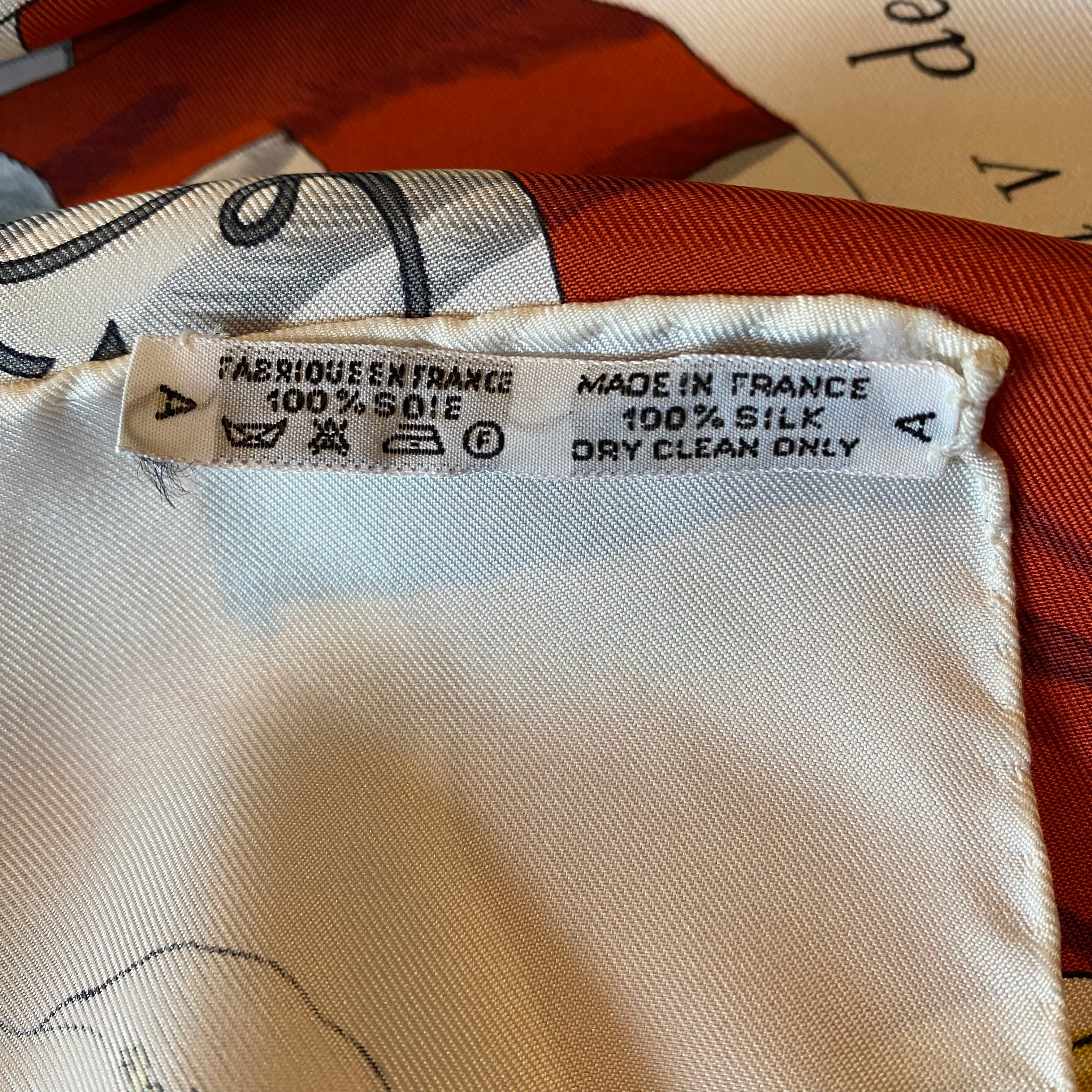 Hermès Pavois Silk Scarf