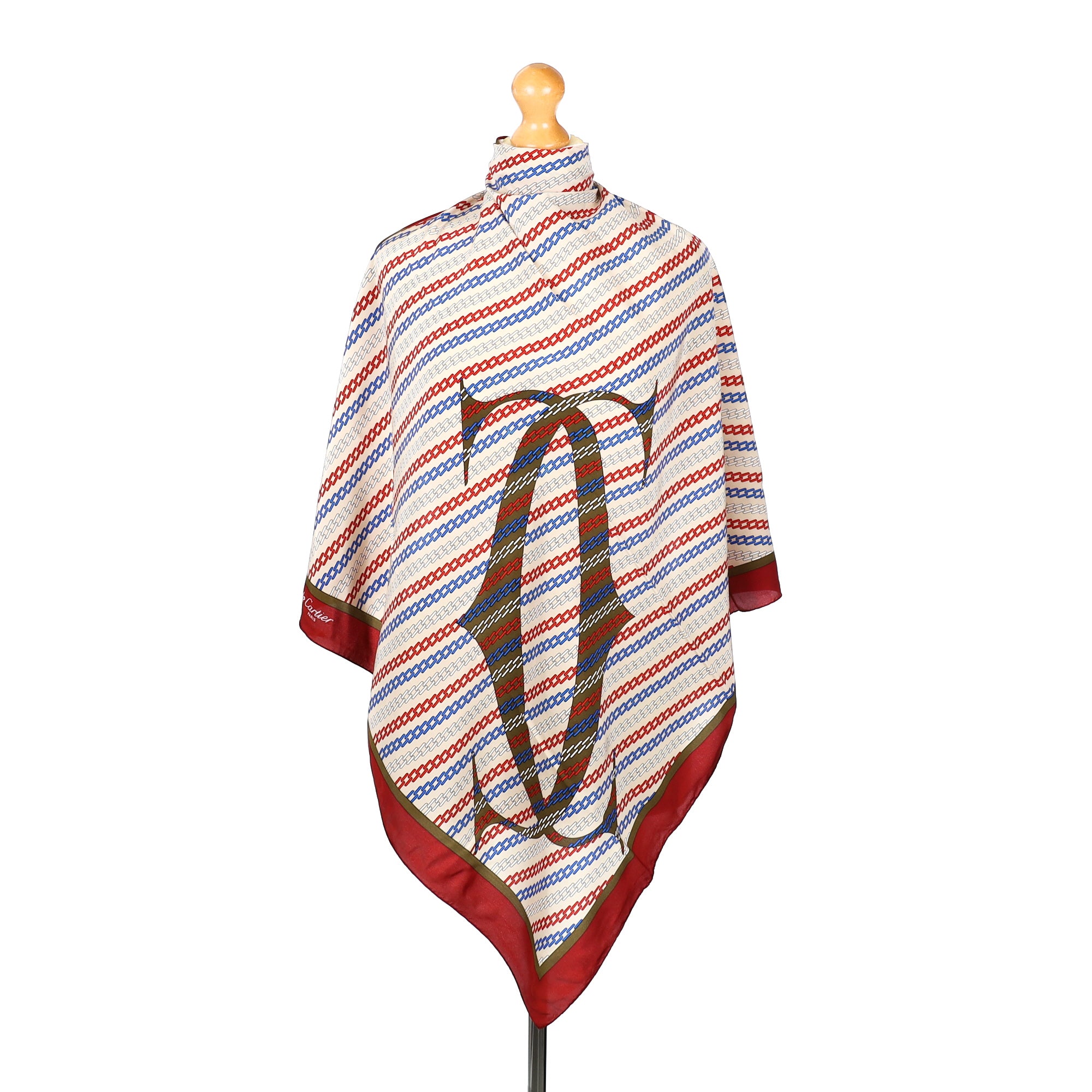 Must de Cartier Vintage Silk Scarf