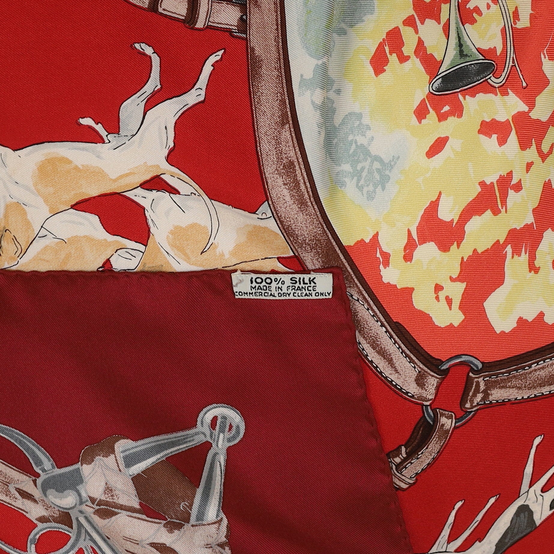 Hermès Le Bien Aller Vintage Silk Scarf