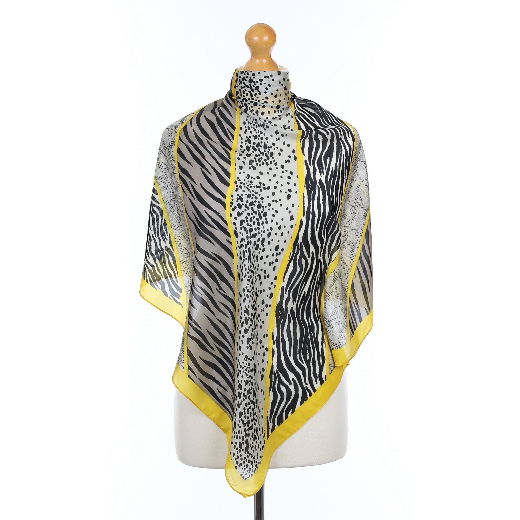 Brand New Animal Print Silk Scarf