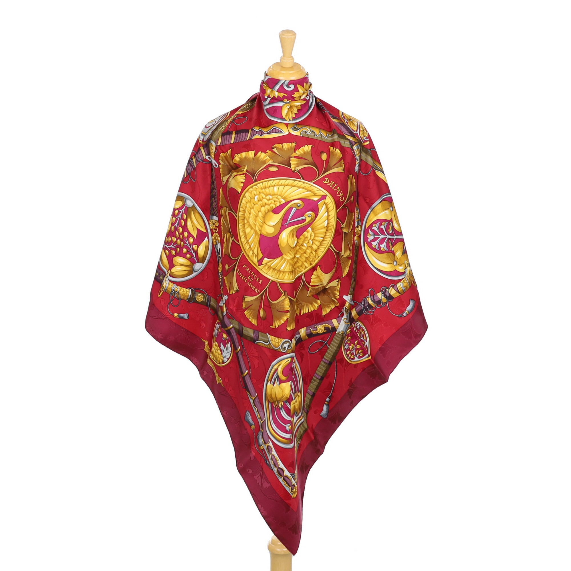 Brand New Boxed Hermès Princes du Suleil Levant Silk Scarf