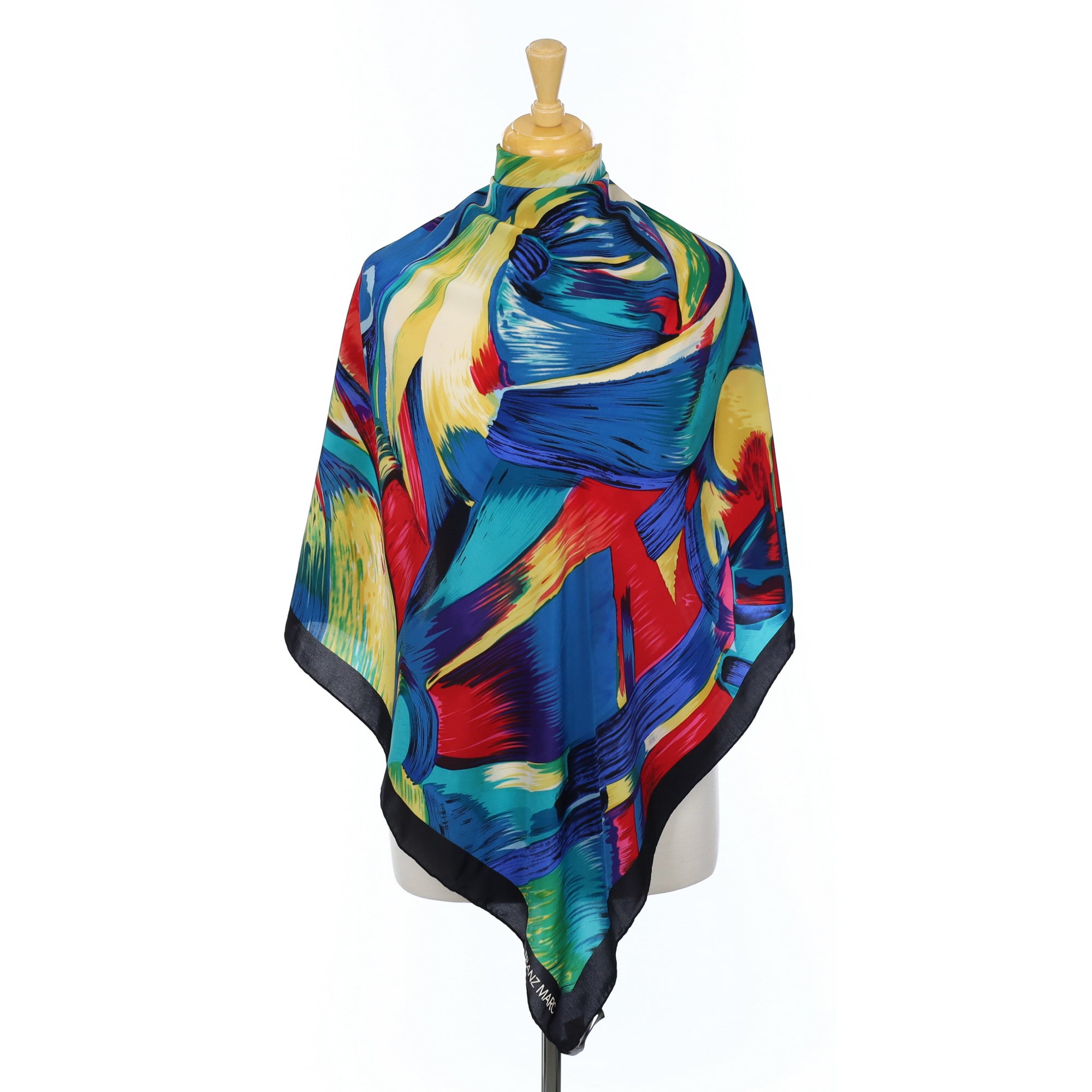 Franz Marc Abstract Multi Coloured Silk Scarf