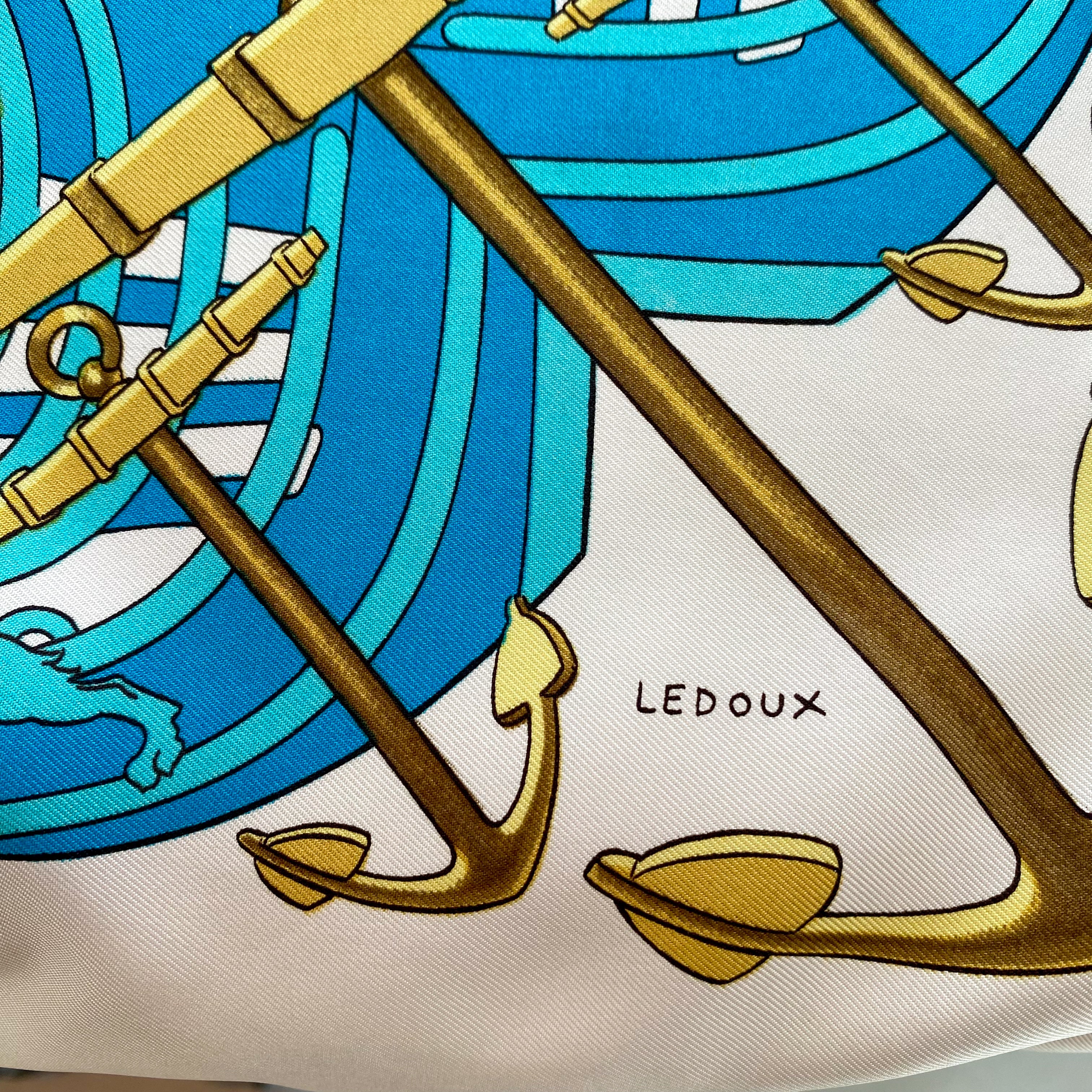 Hermès Proues 1974 Silk Scarf