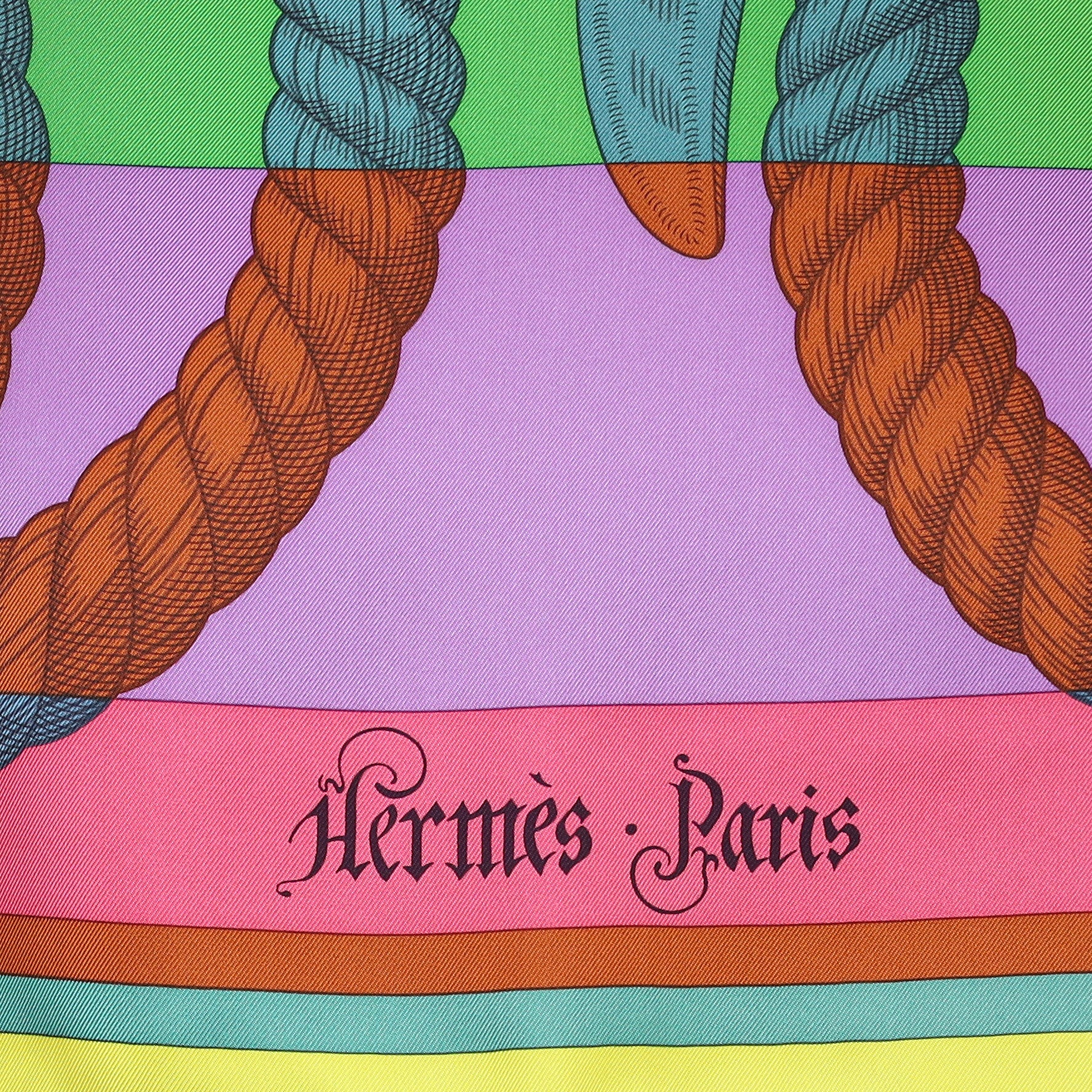 Pristine Boxed Hermès Della Cavalleria Silk Scarf Rare