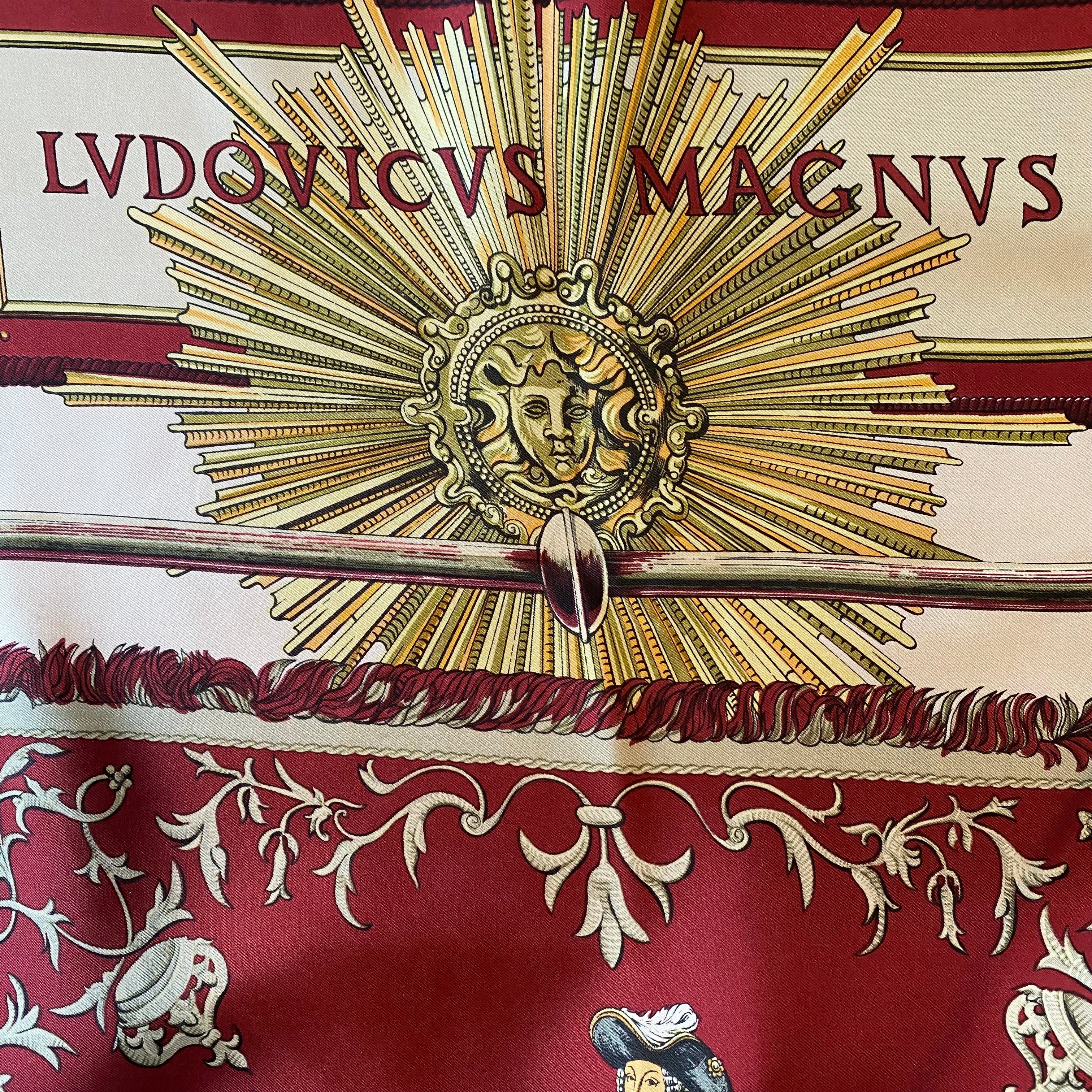 Hermès Lvdovicvs Magnvs Silk Scarf
