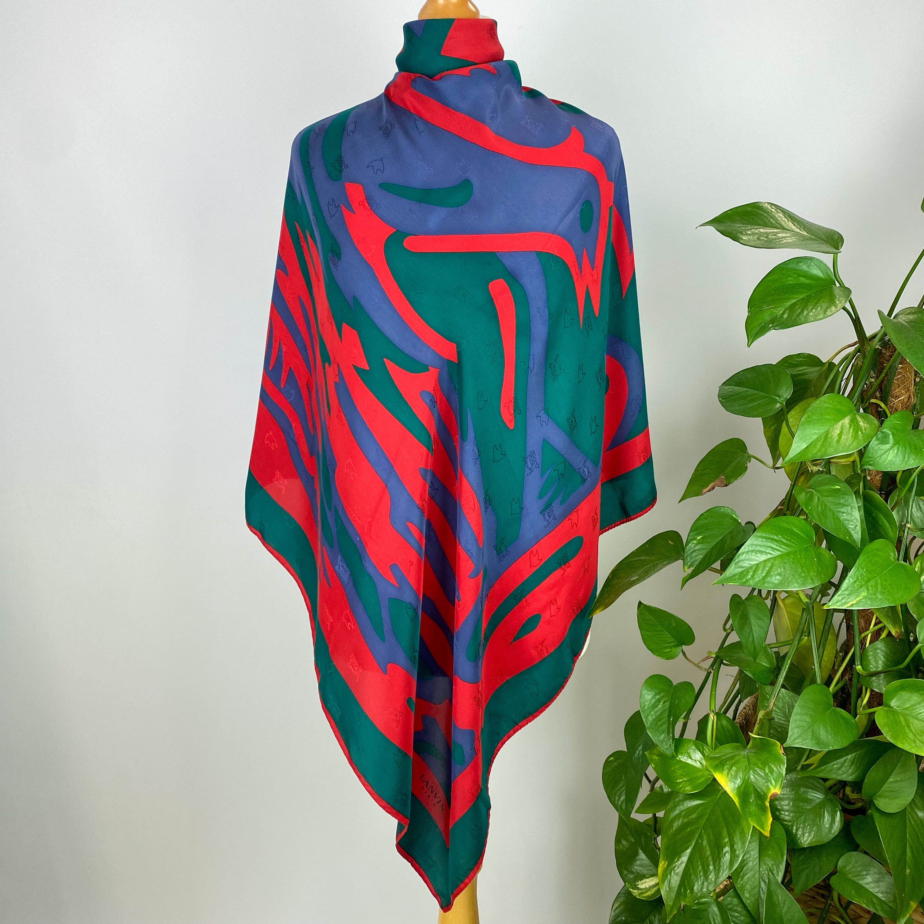 Brand New Boxed Lanvin Designer Silk Scarf