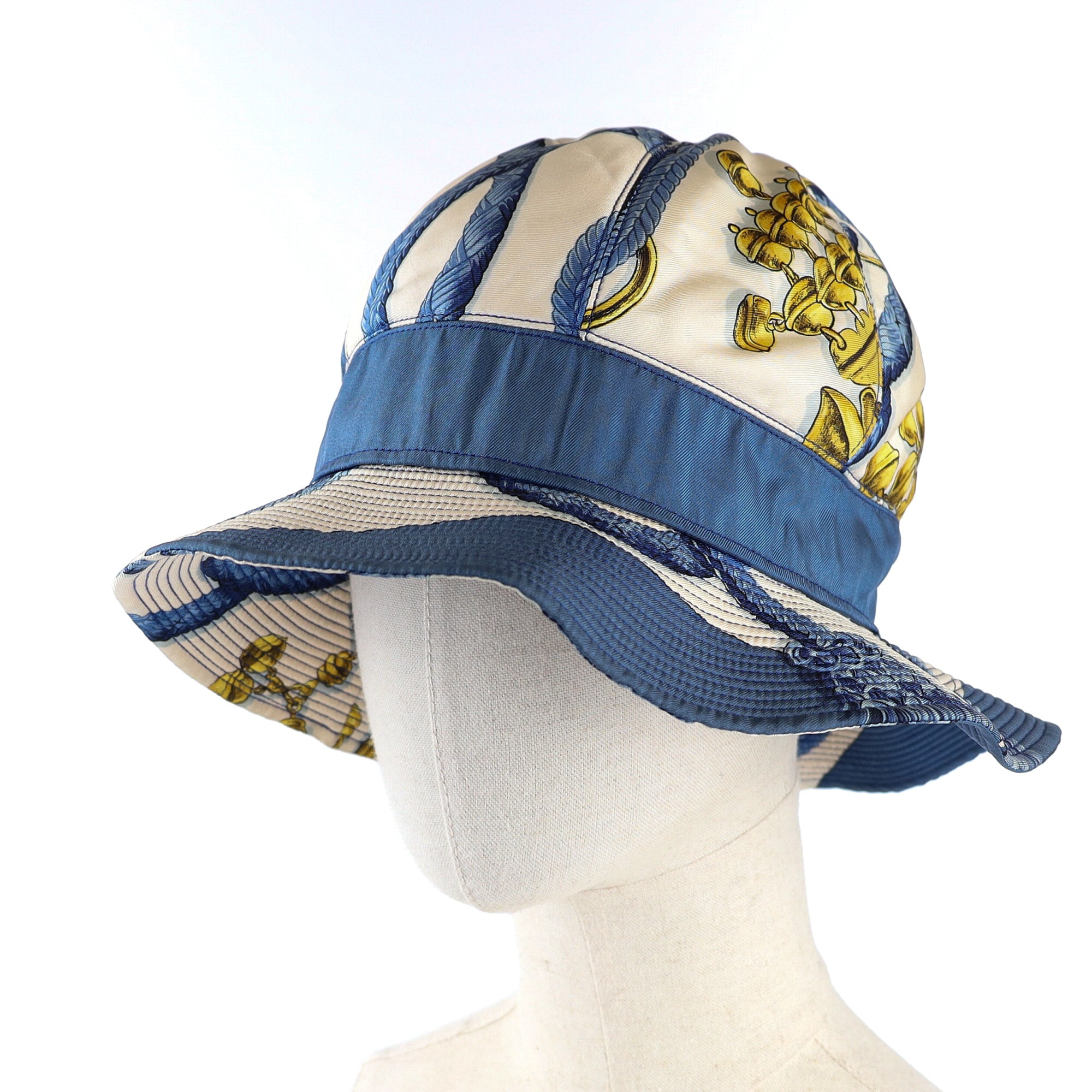 Hermès “Boutique Sport” Vintage Silk Sun Hat