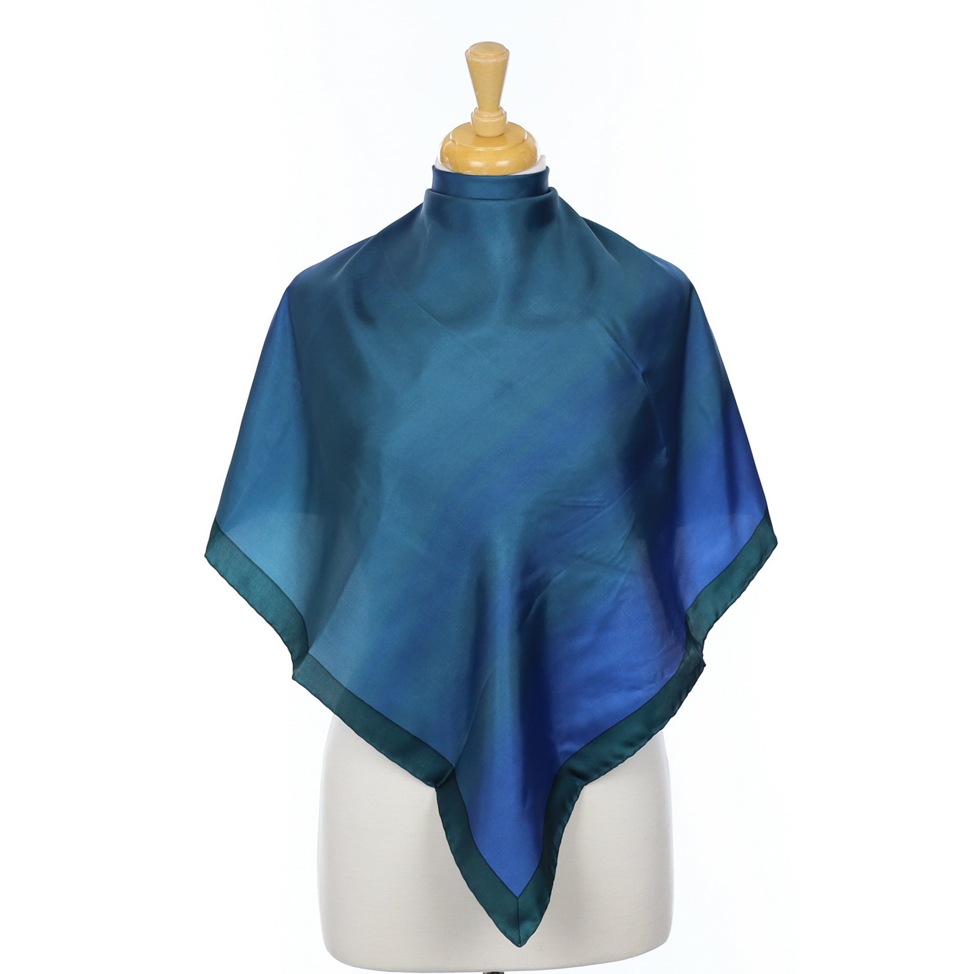 Brand New Beckford Blue Silk Scarf