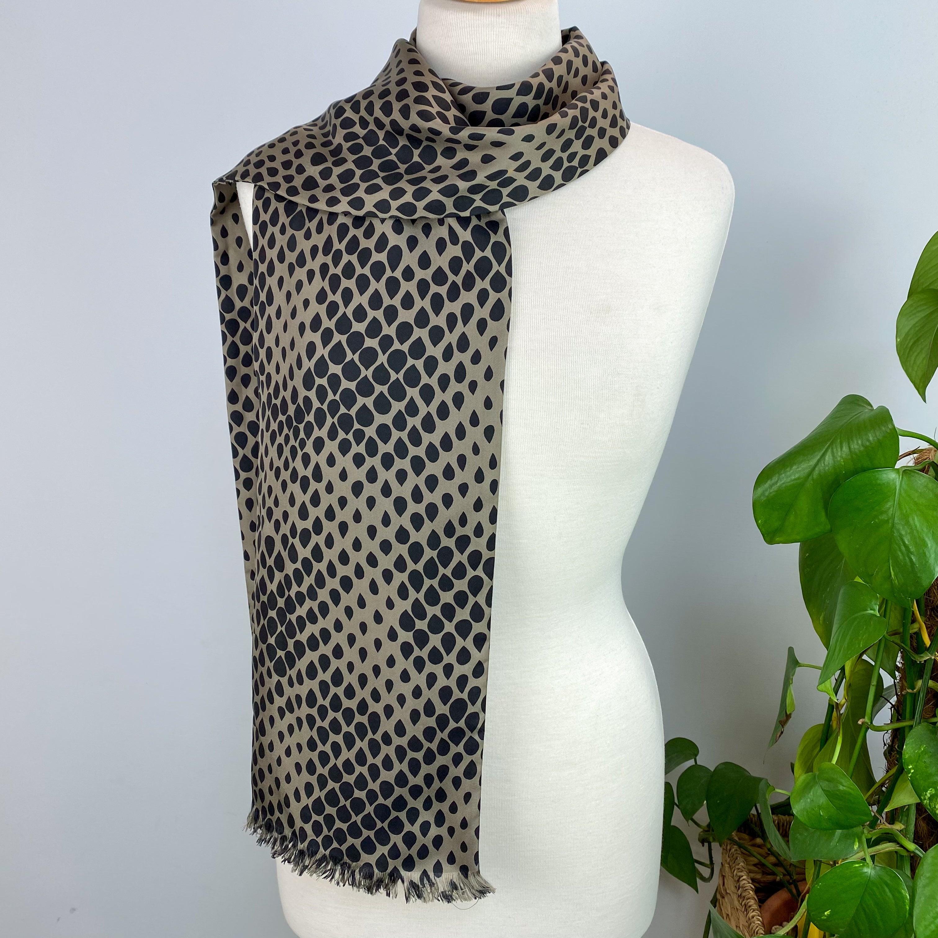 Nicole Farhi Long Silk Scarf