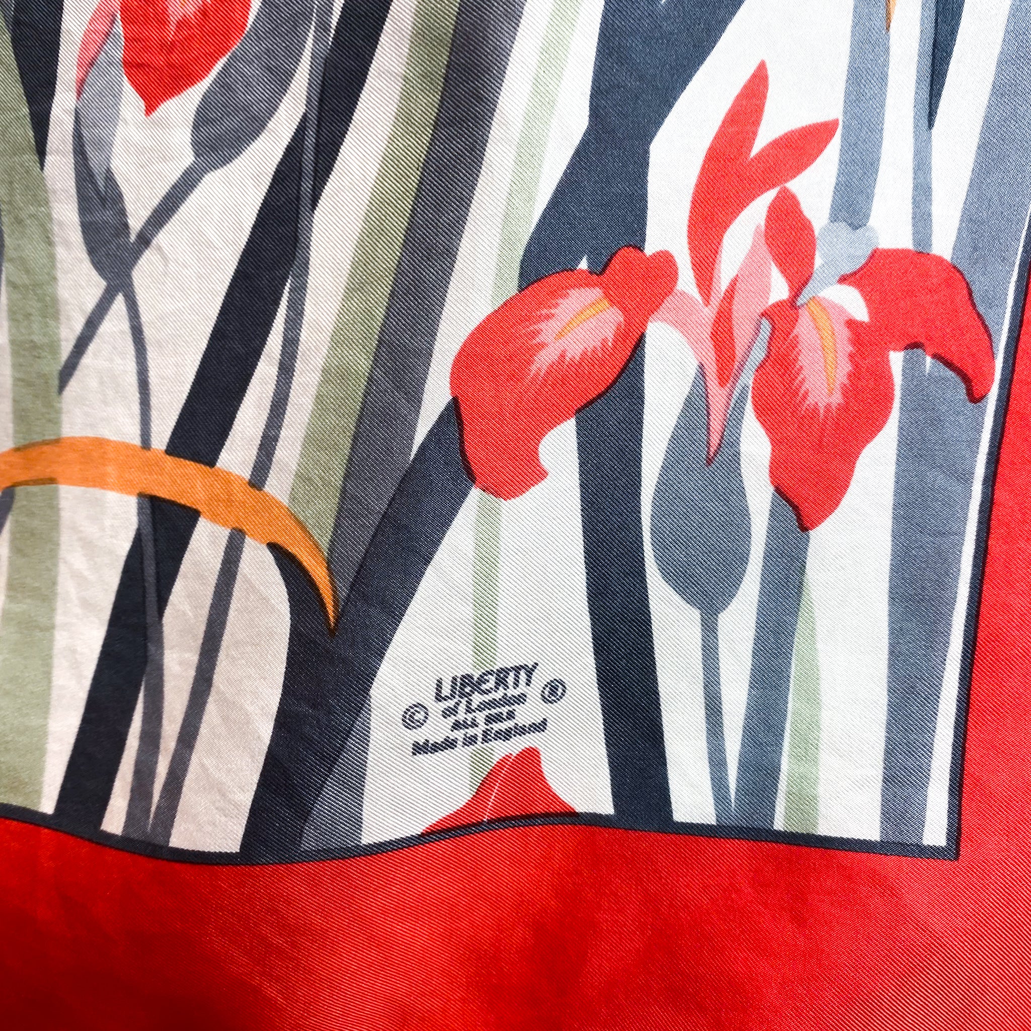 Liberty Of London Floral Vintage Silk Scarf