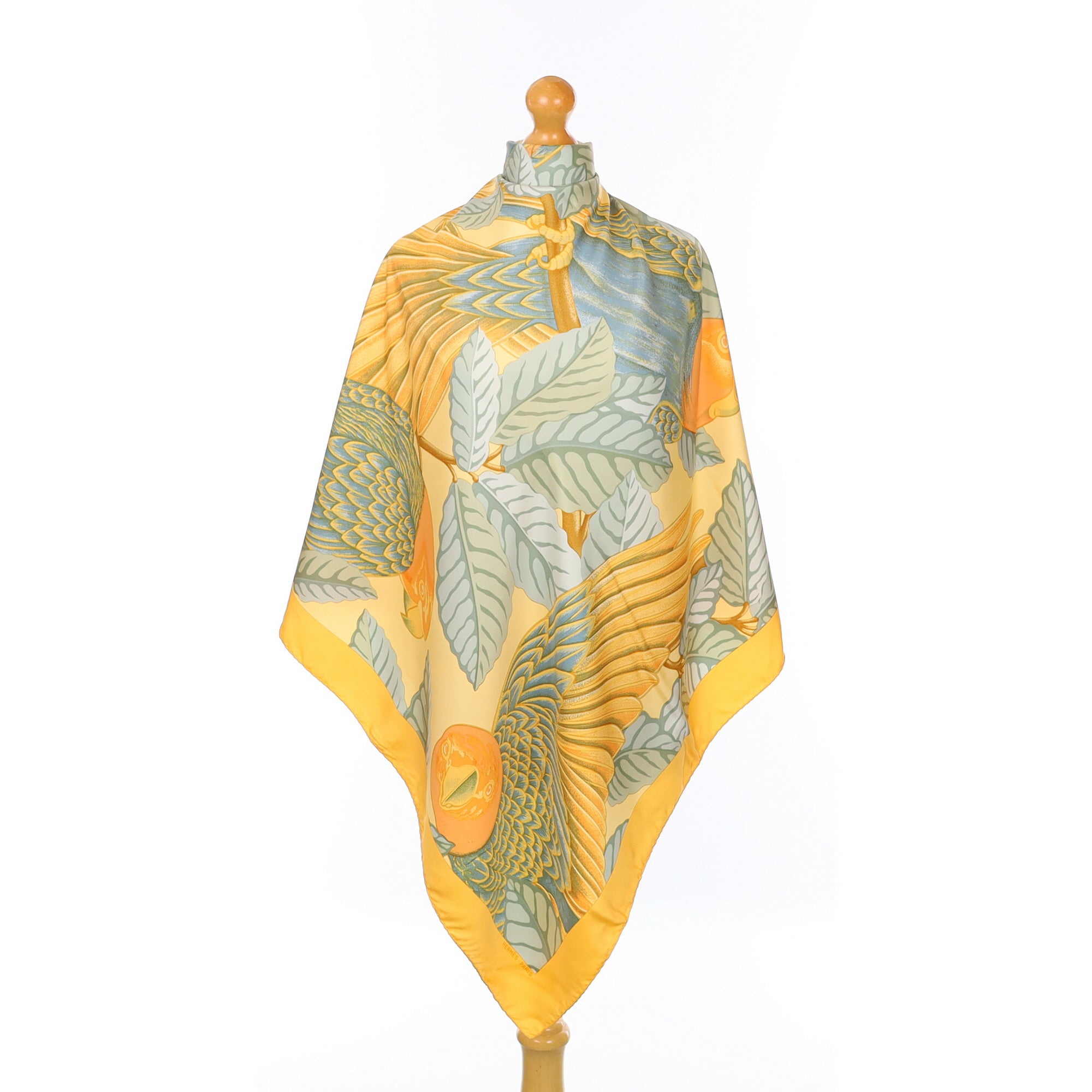 Hermès Les Perroquets Silk Scarf Quite Rare