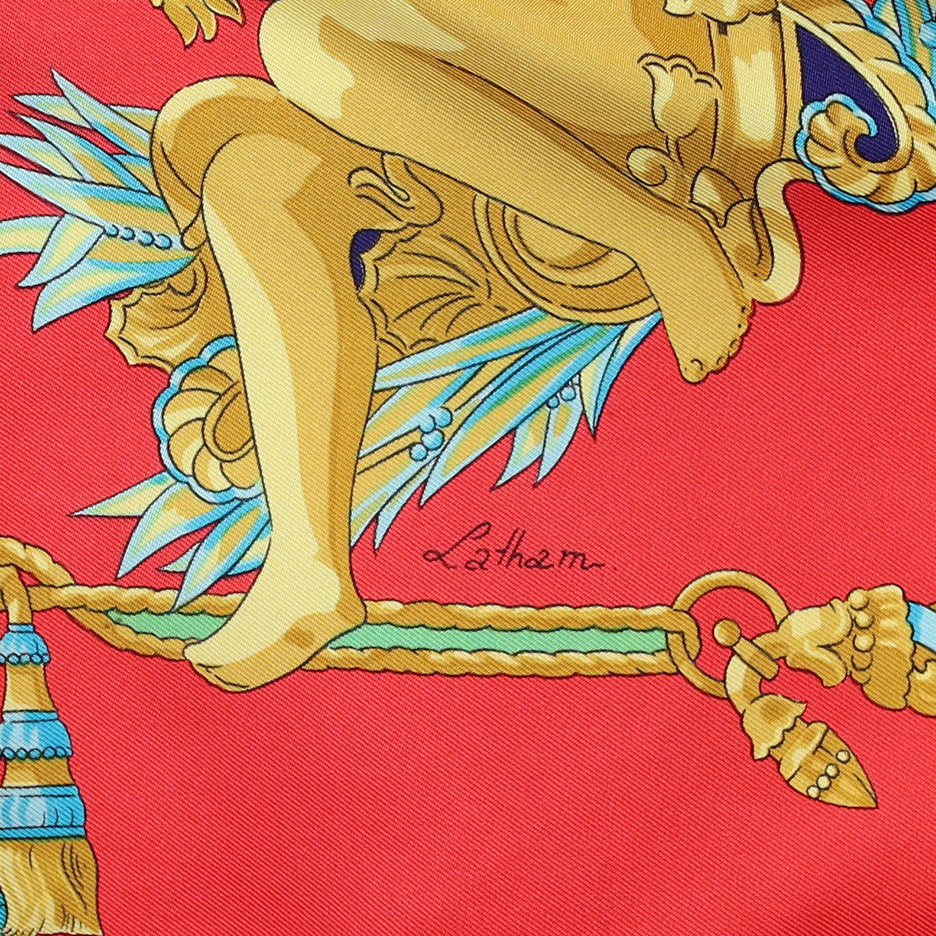 Hermès Hommage A Charles Garnier Architecte De l’Opera De Paris Silk Scarf