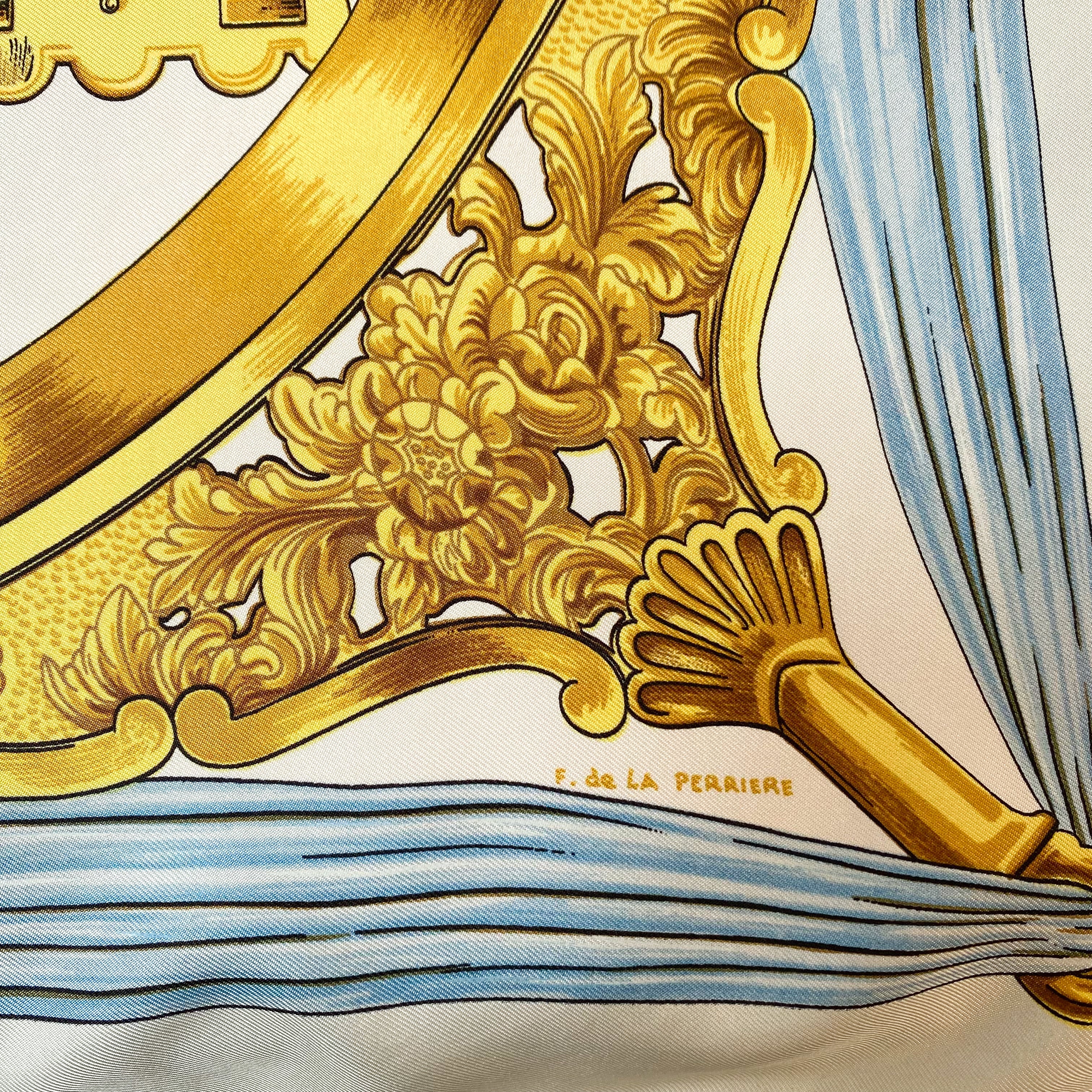 Boxed Etriers Hermès Silk Scarf