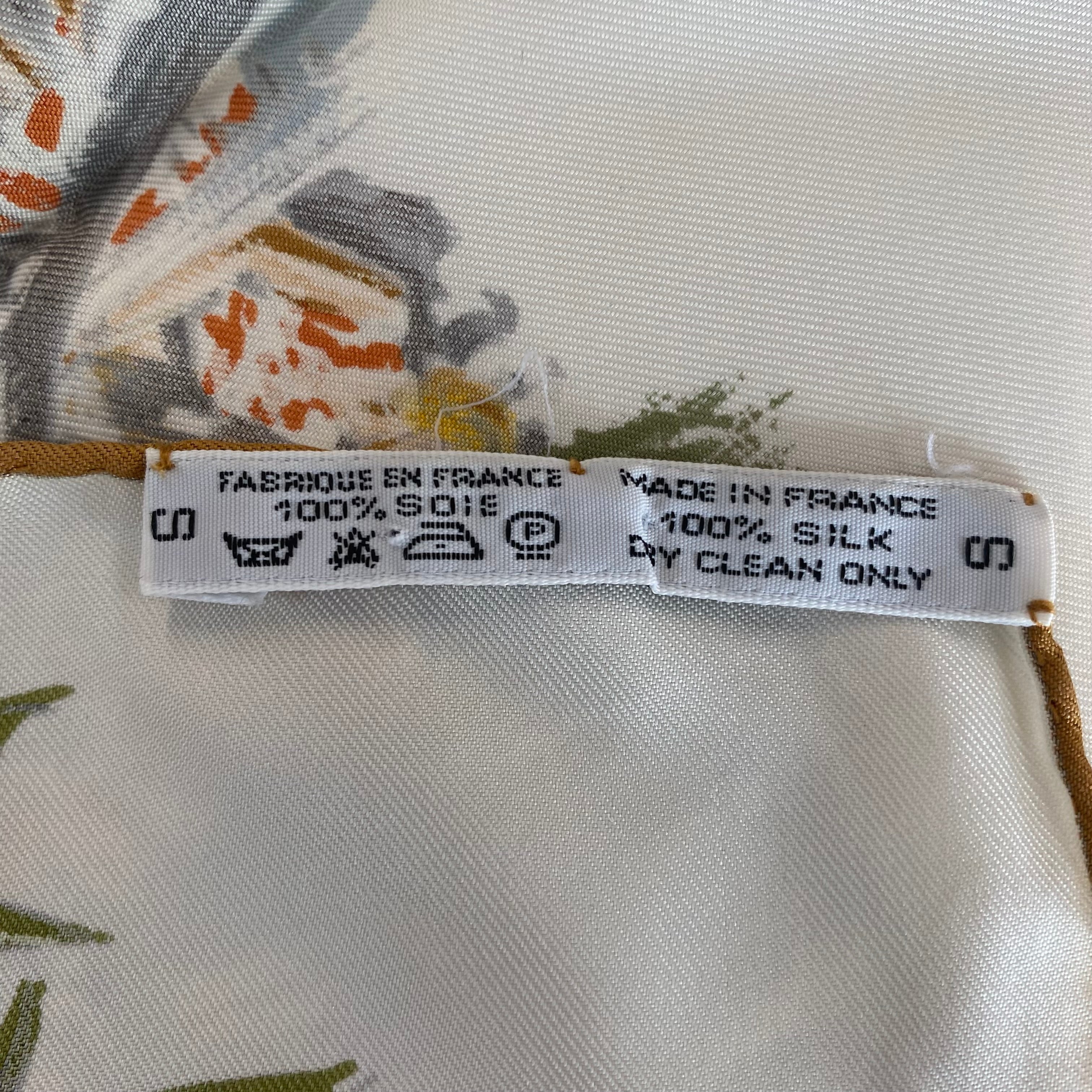 Hermès Champ de Courses À Chantilly Silk Scarf