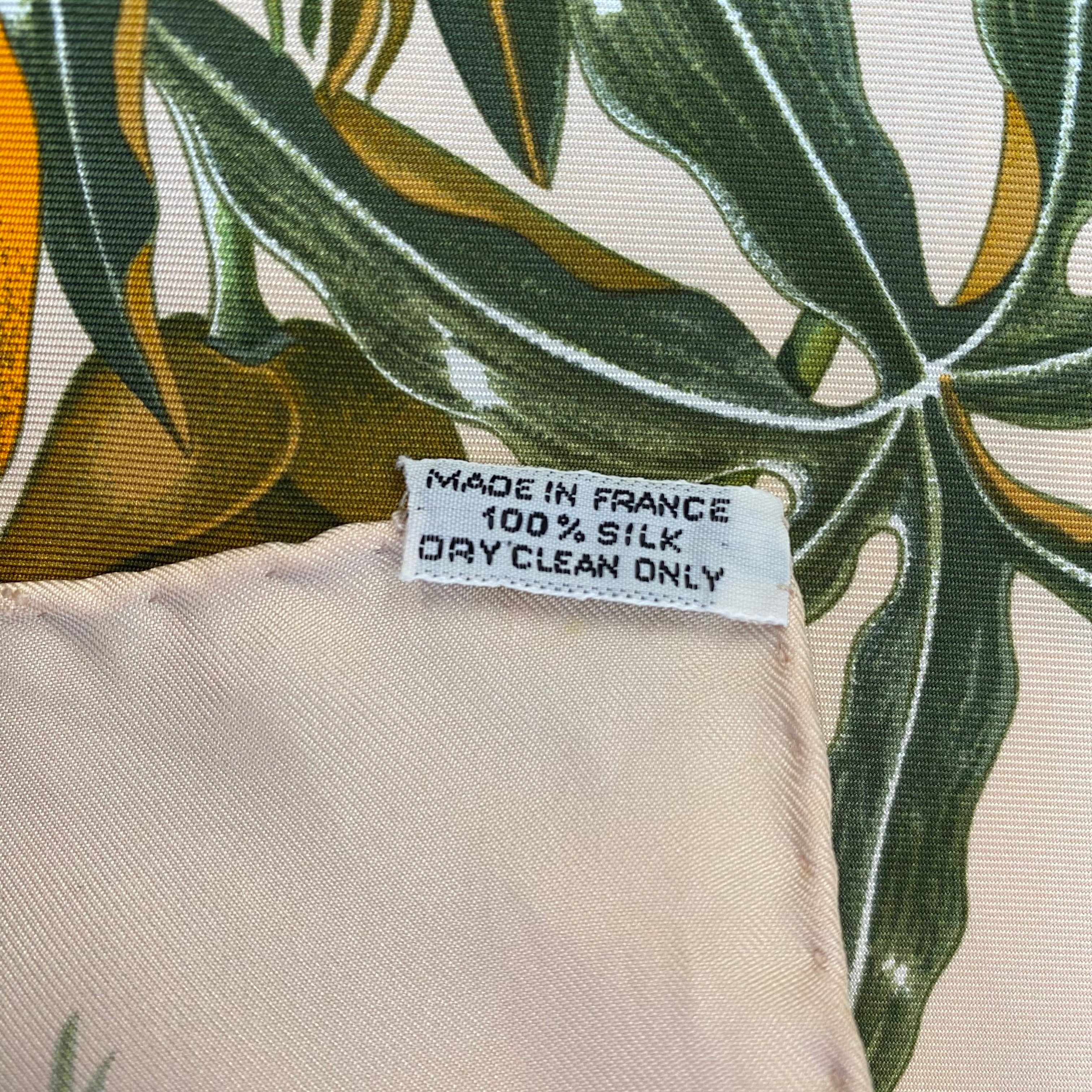 Hermès Passiflores Silk Scarf