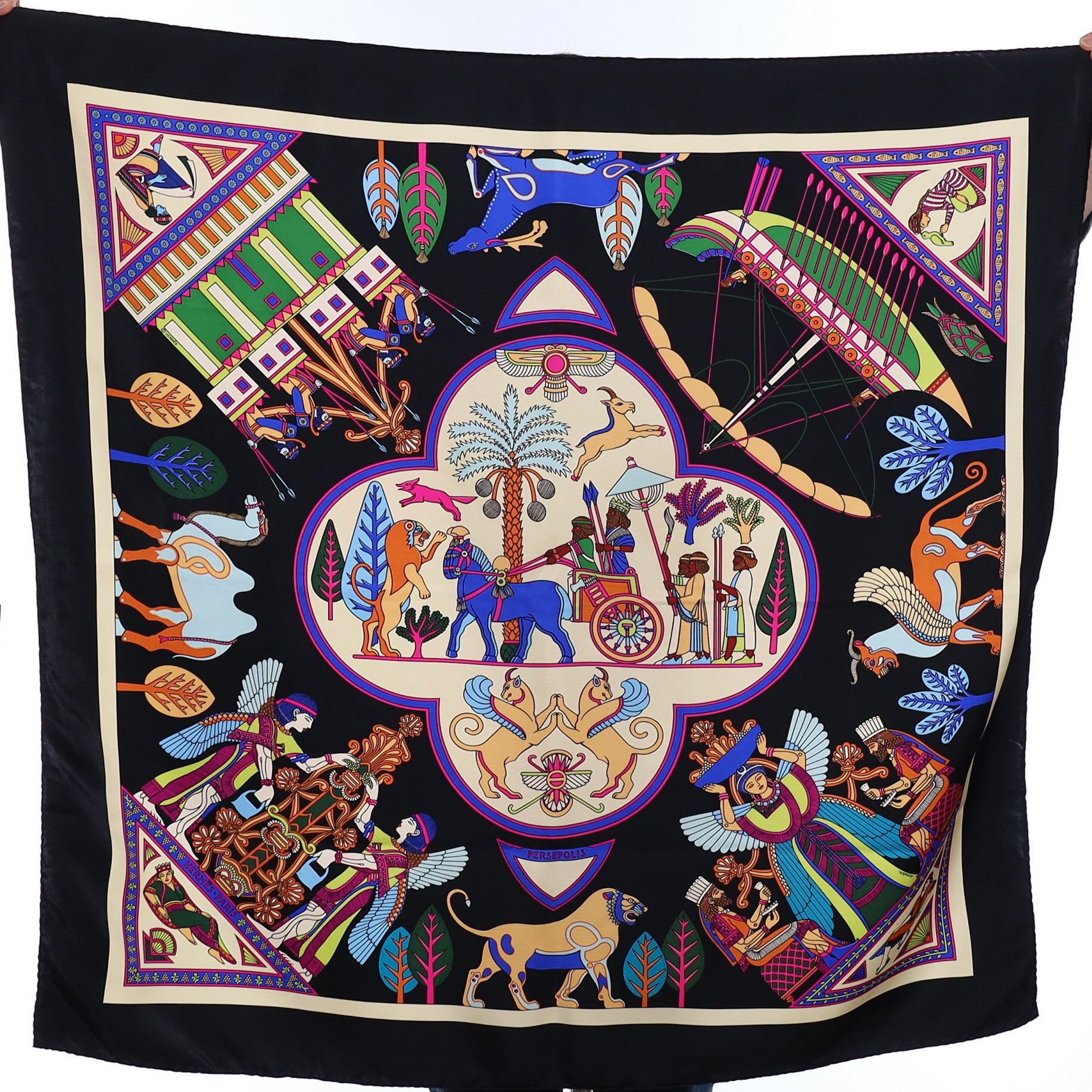 Hermès Persepolis Silk Scarf
