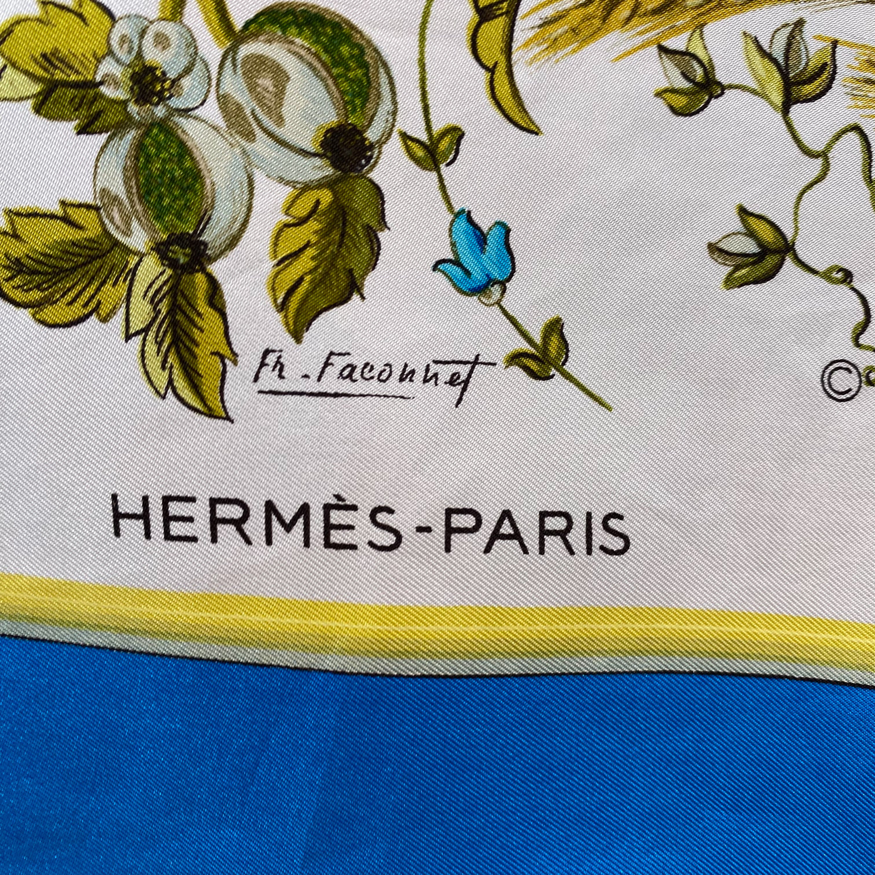 Boxed Hermes Cerès Silk Scarf