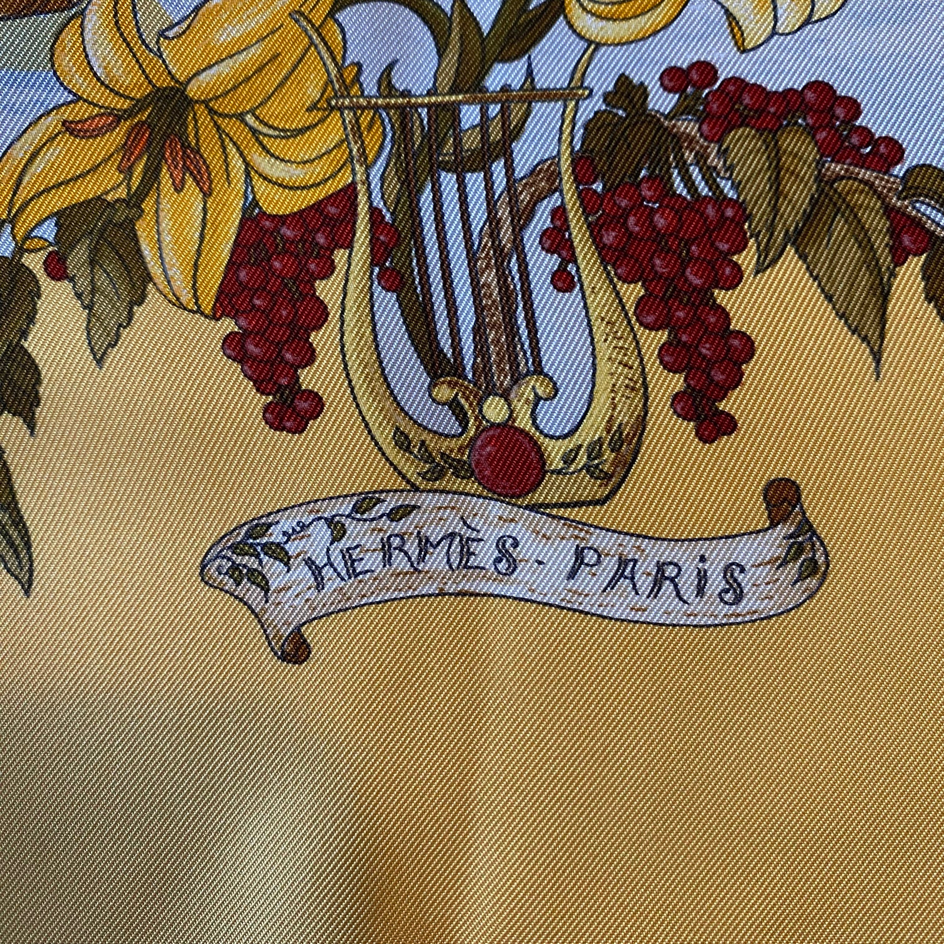 Hermès Au Pays de Cocagne Silk Scarf