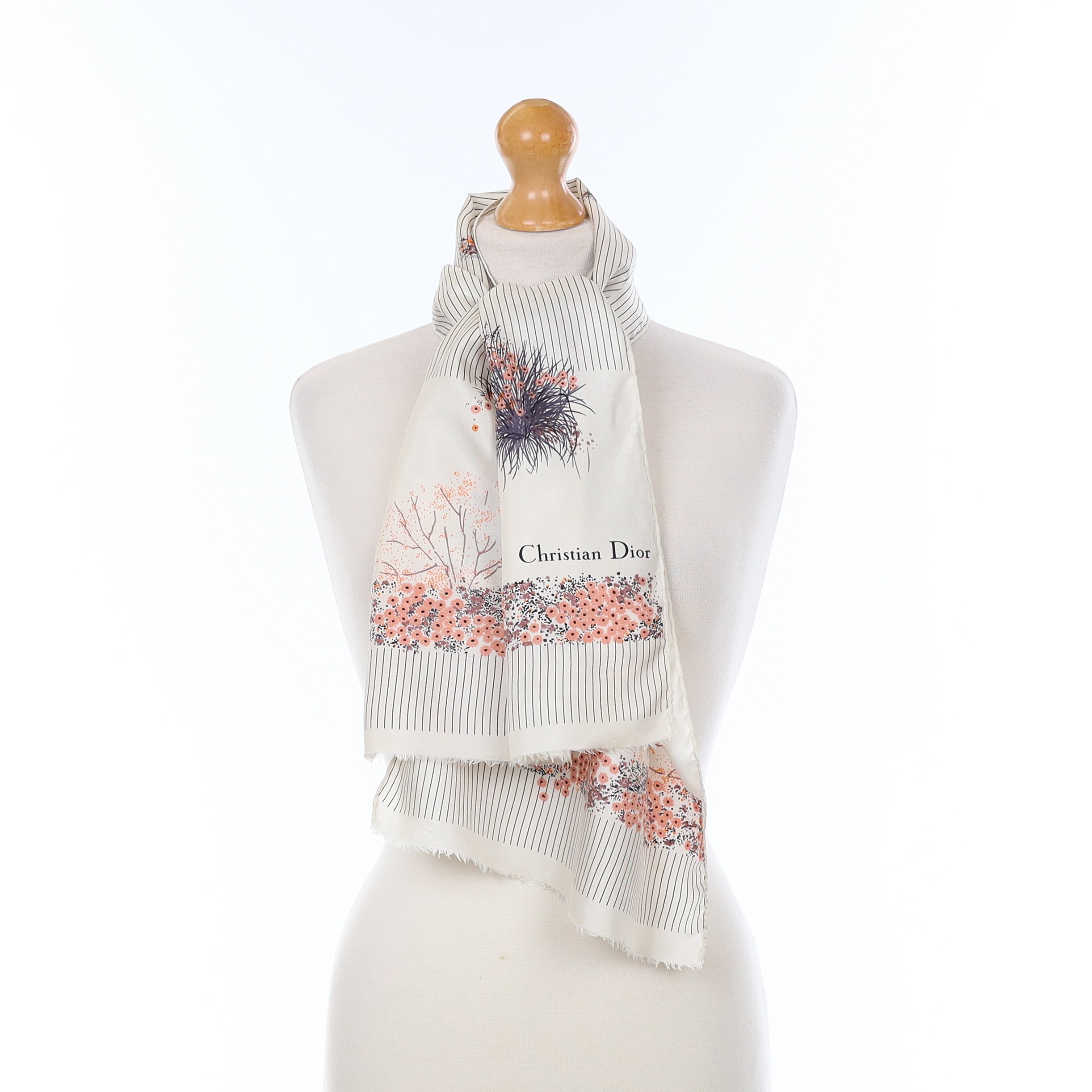 1970’s Christian Dior Vintage Silk Scarf