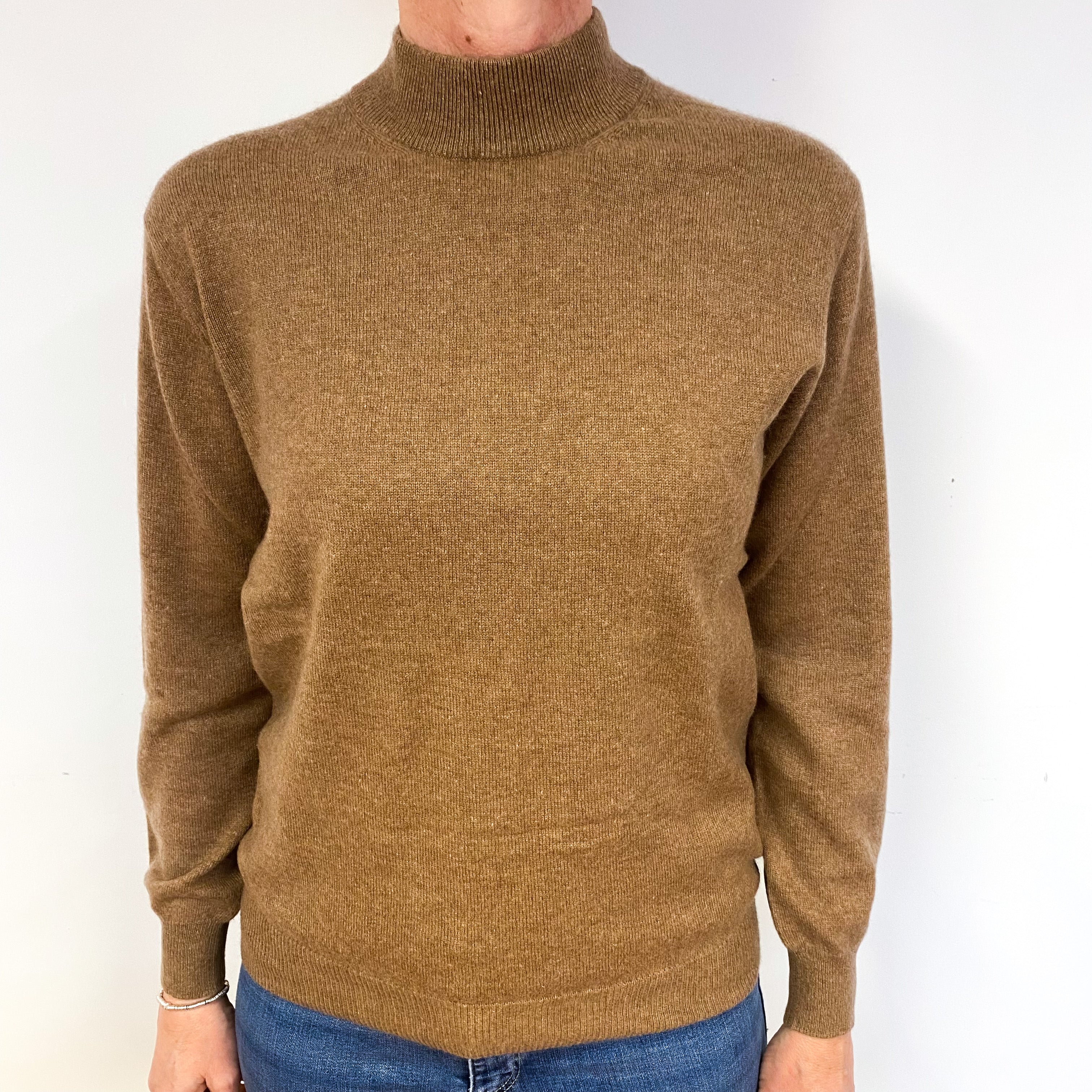 Butterscotch Cashmere Turtle Neck Jumper Medium