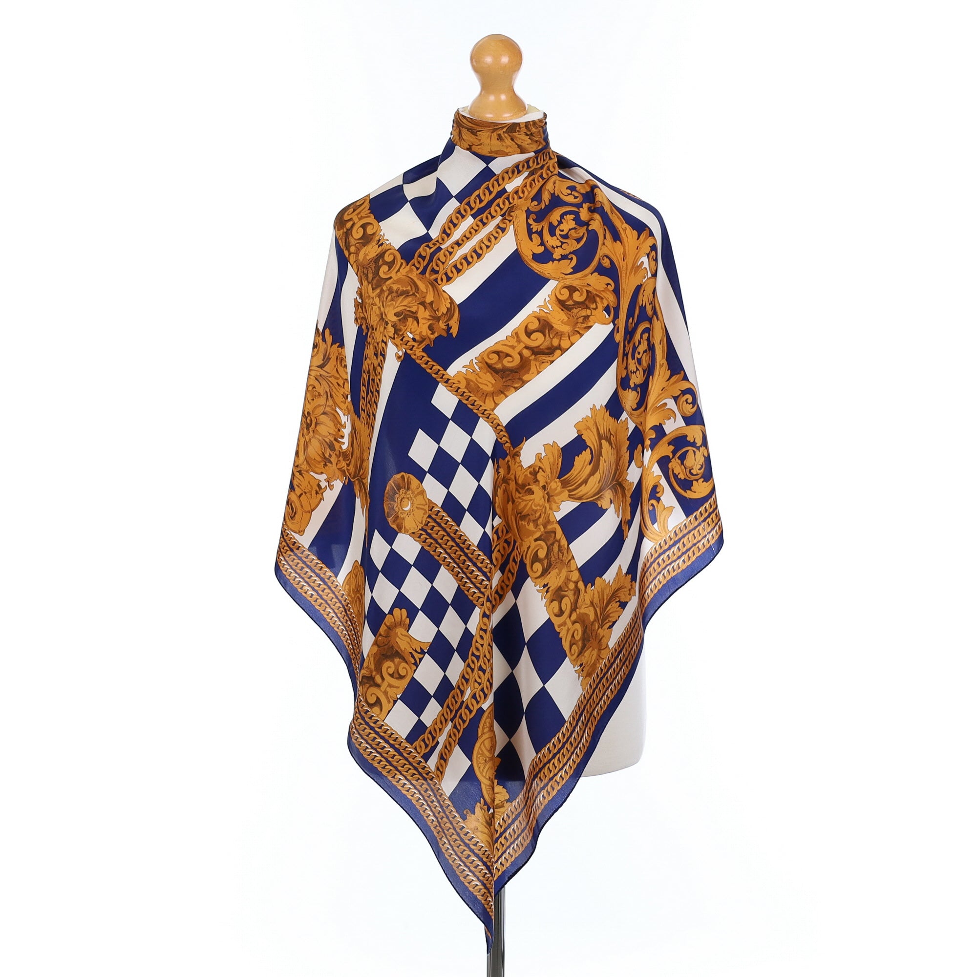 1980’s Ornate Vintage Silk Scarf