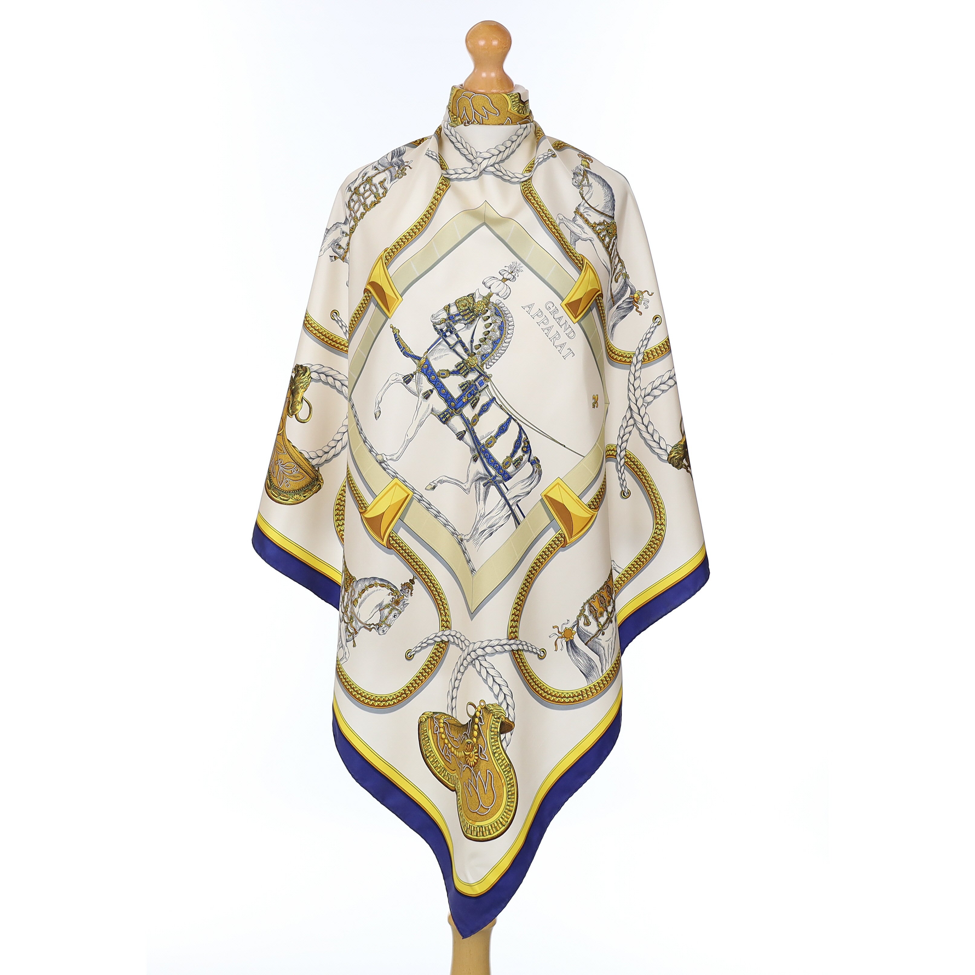 Hermès Grand Apparat Vintage Silk Scarf