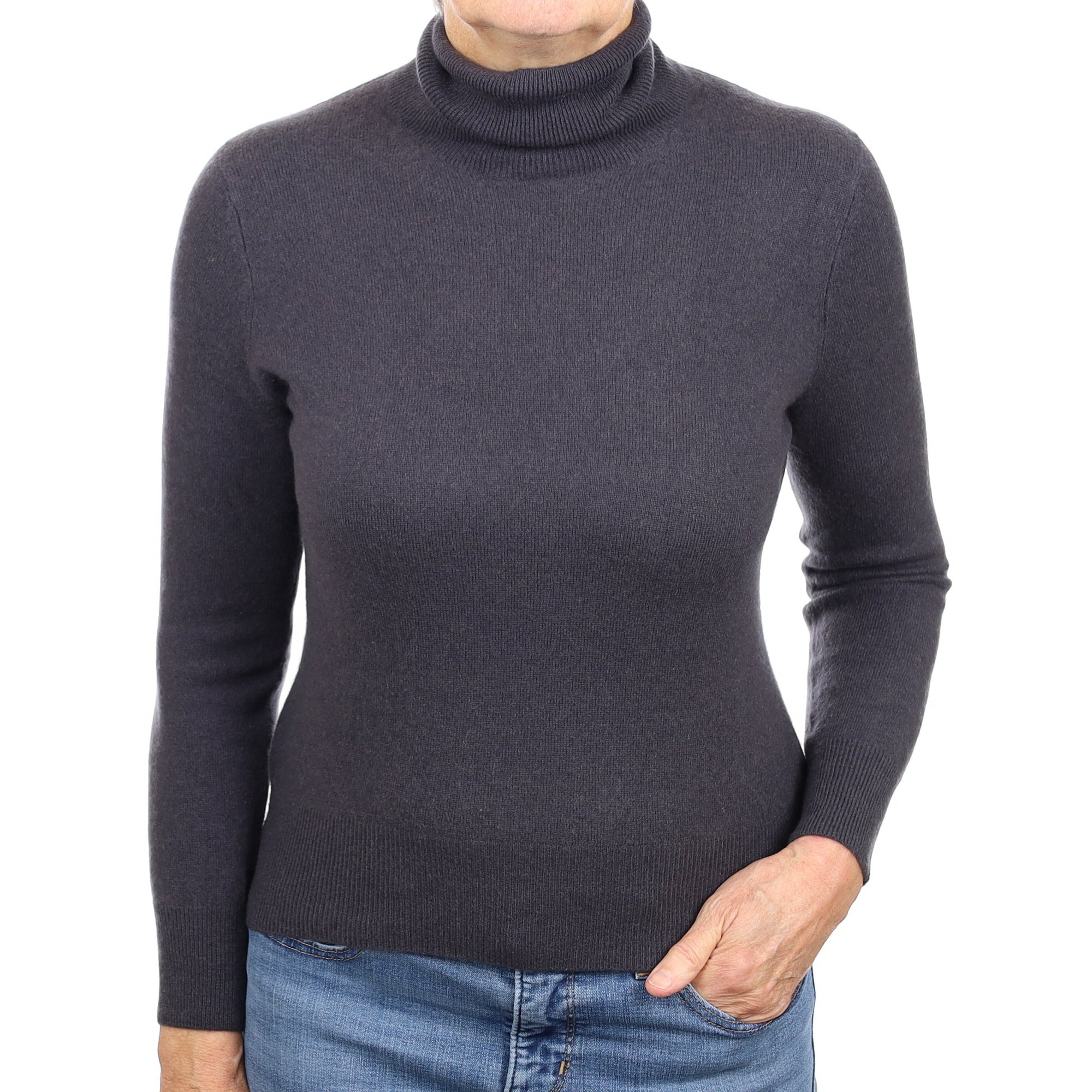 Old Navy Cashmere Polo Neck Jumper Medium