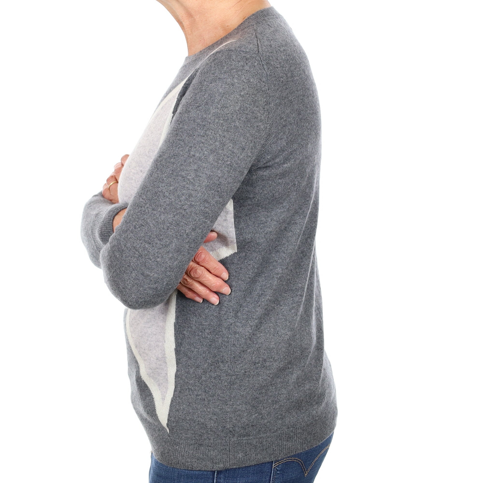 Grey Star Cashmere Crew Neck Jumper Medium