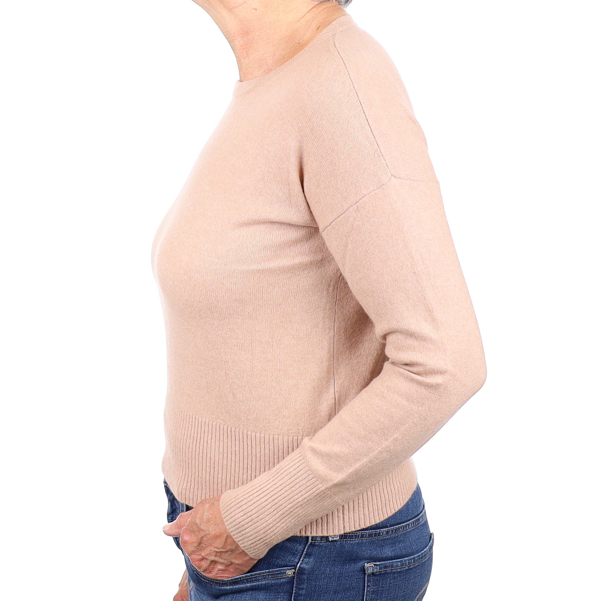 Nude Cashmere Crew Neck Jumper Medium