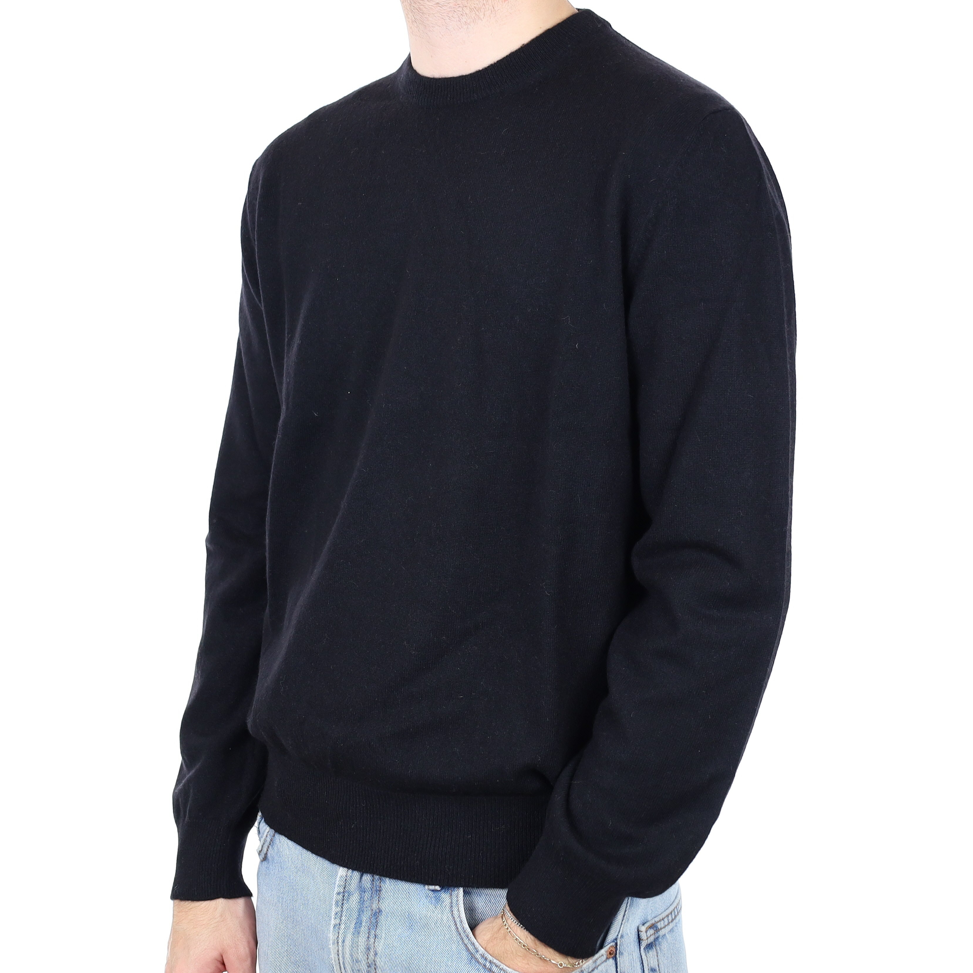 Men's Cashmere Crew Neck Jumper Large