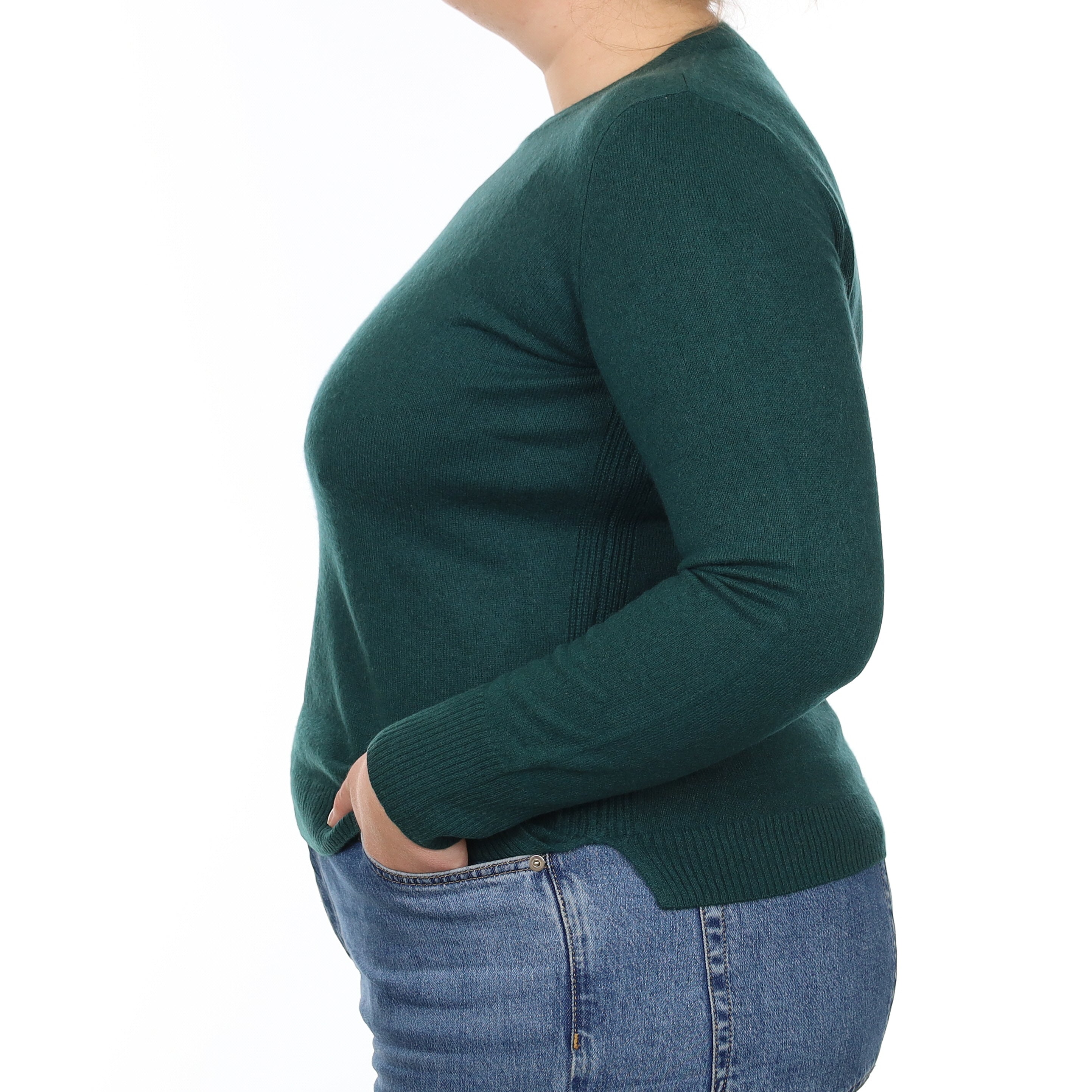 Racing Green Cashmere Crew Neck Jumper Large