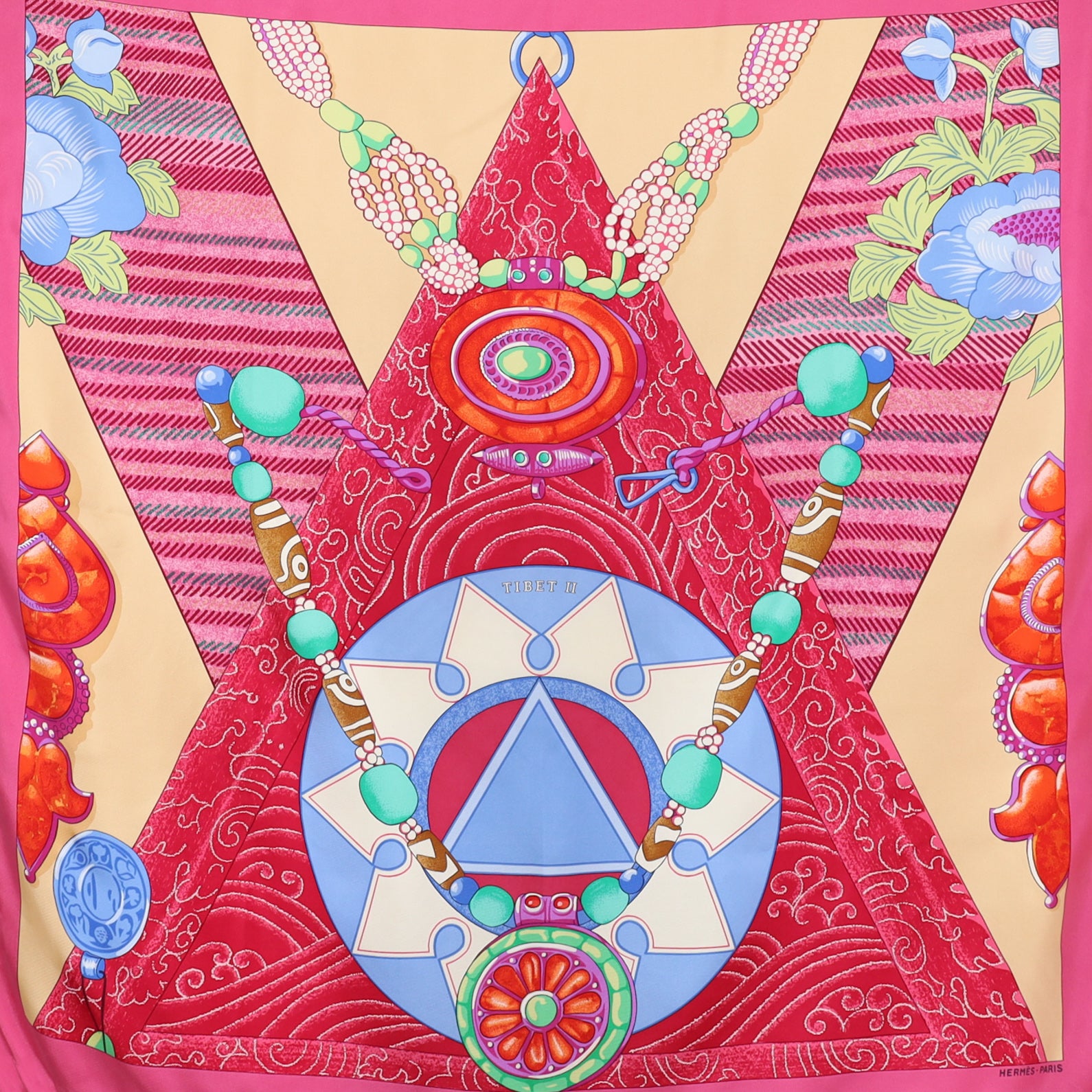 Hermès Tibet II Silk Scarf