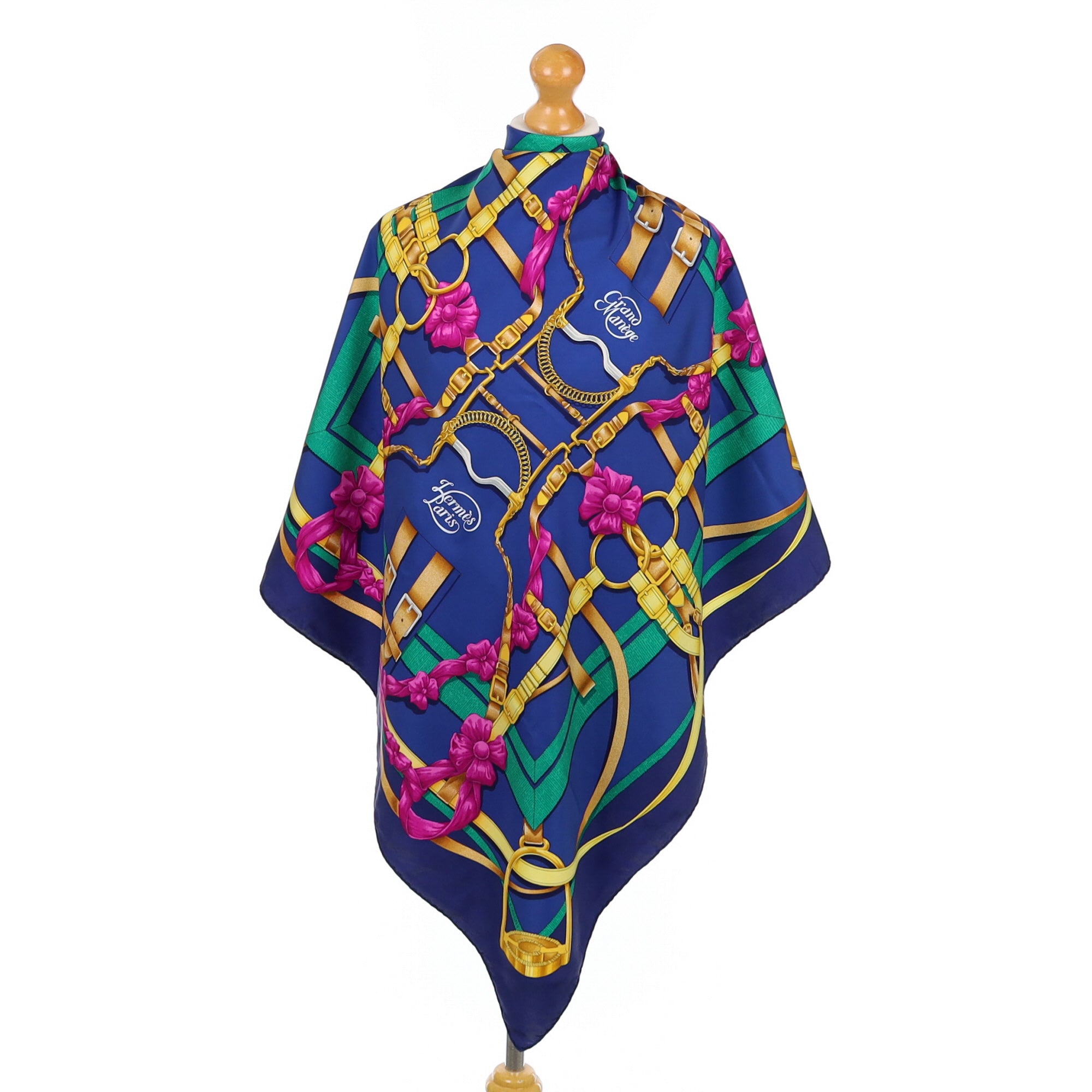 Hermès Grand Manège Designer Silk Scarf