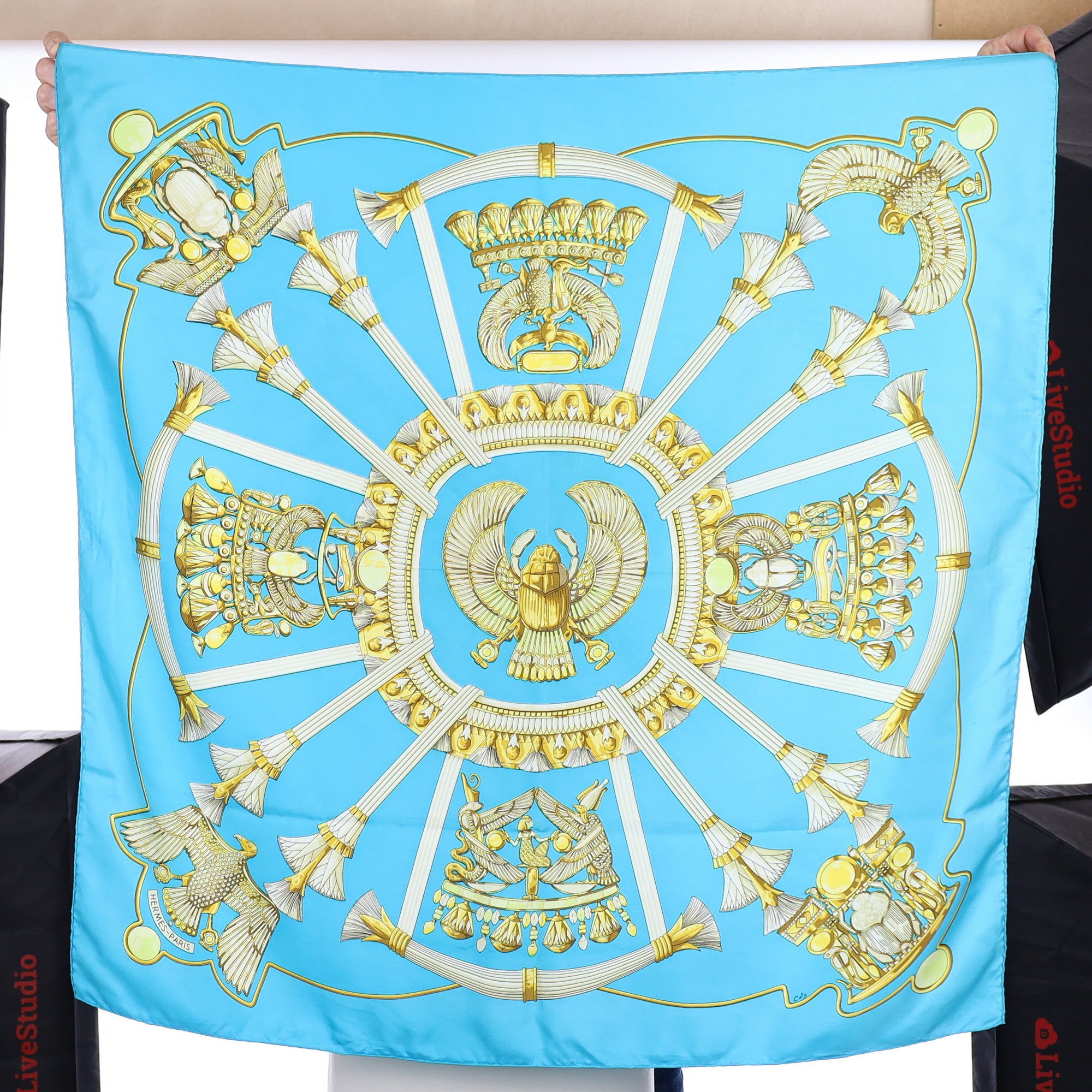 Hermès Égypte Silk Scarf
